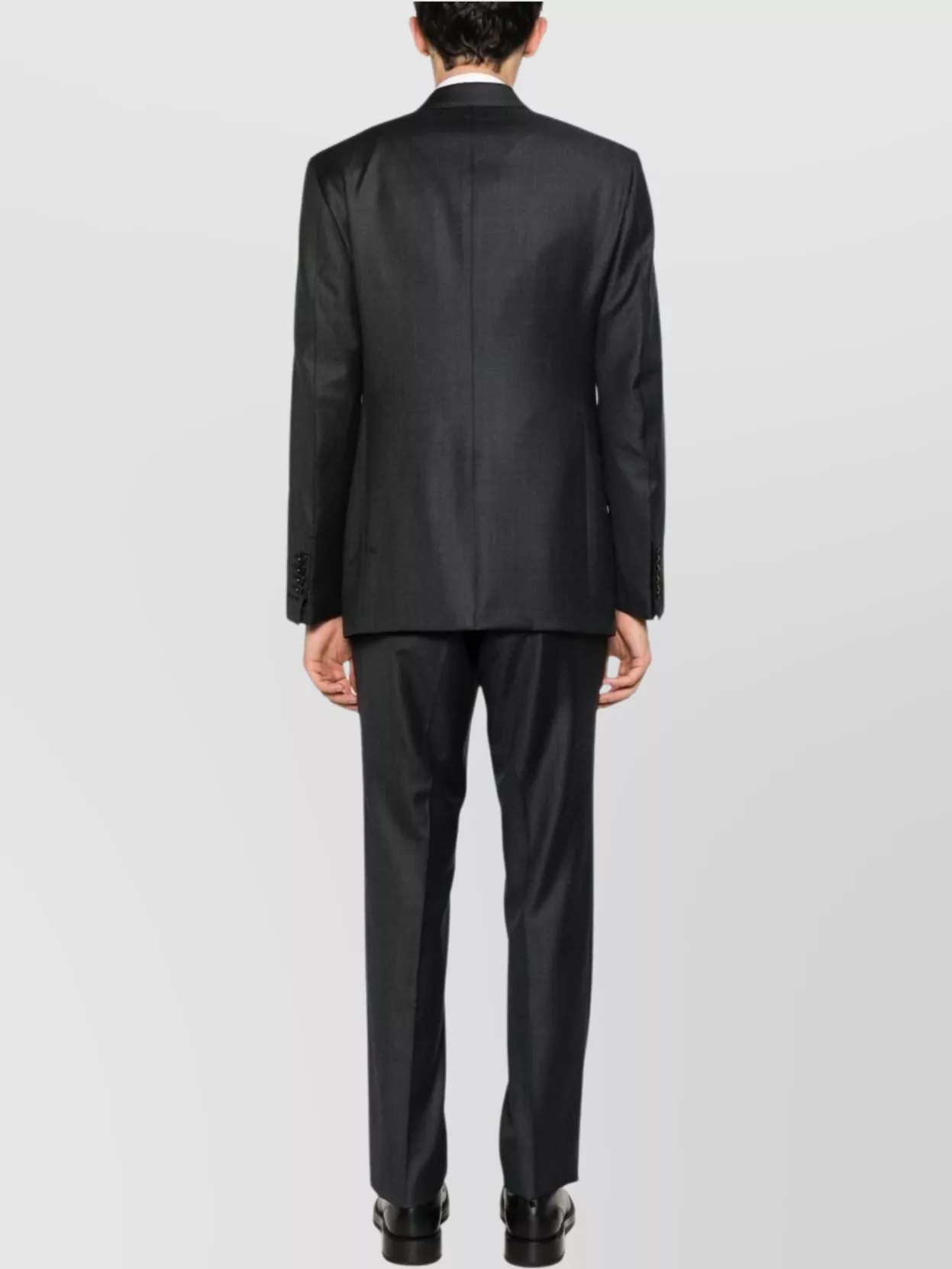 Tom Ford Single-Breasted Wool Suit With Buttoned Cuffs