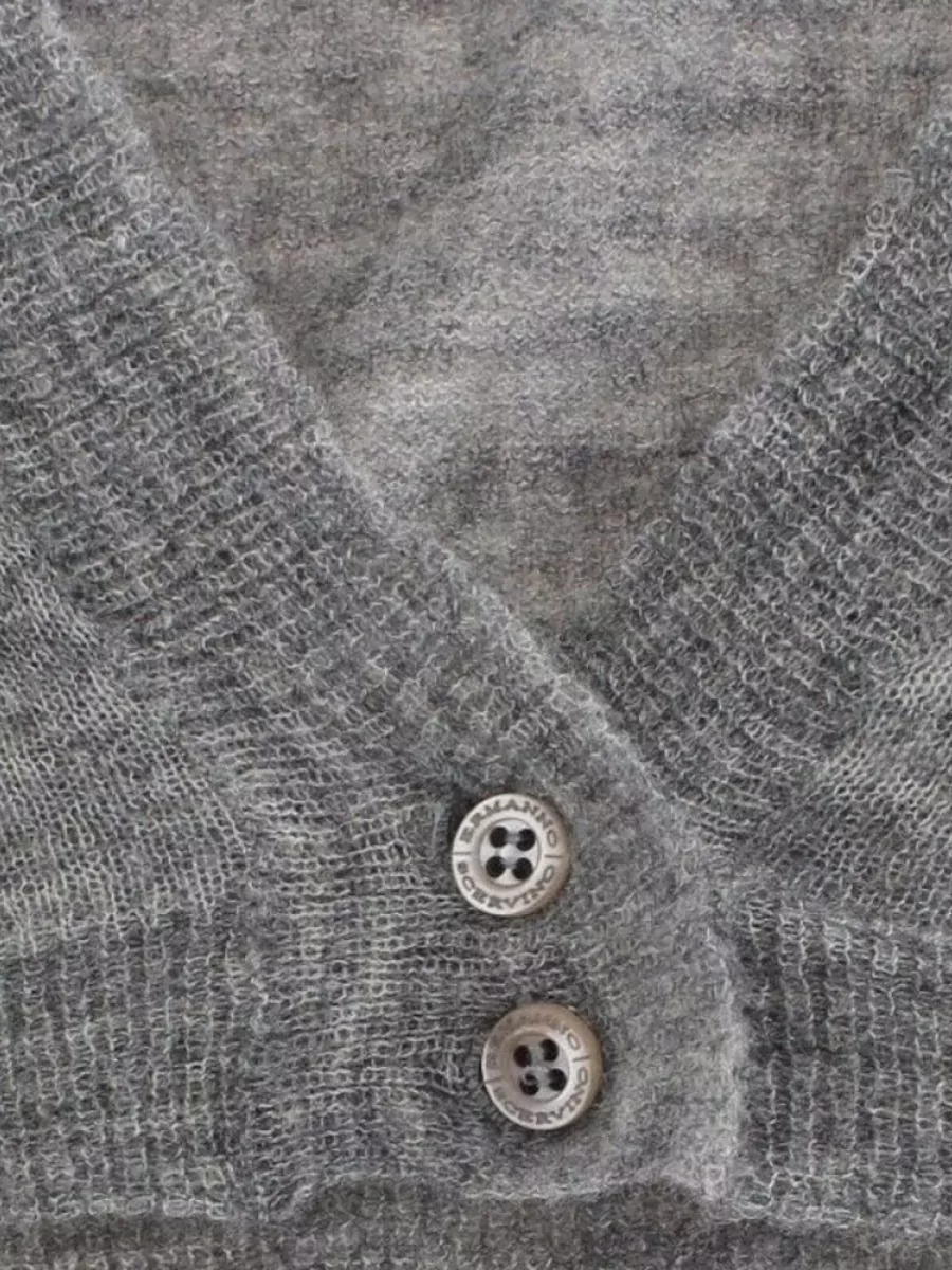 Ermanno Scervino Fine-Knit V-Neck Short-Sleeve Cardigan