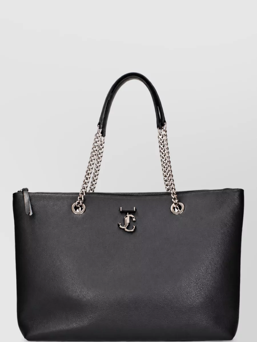 Jimmy Choo leather tote bag