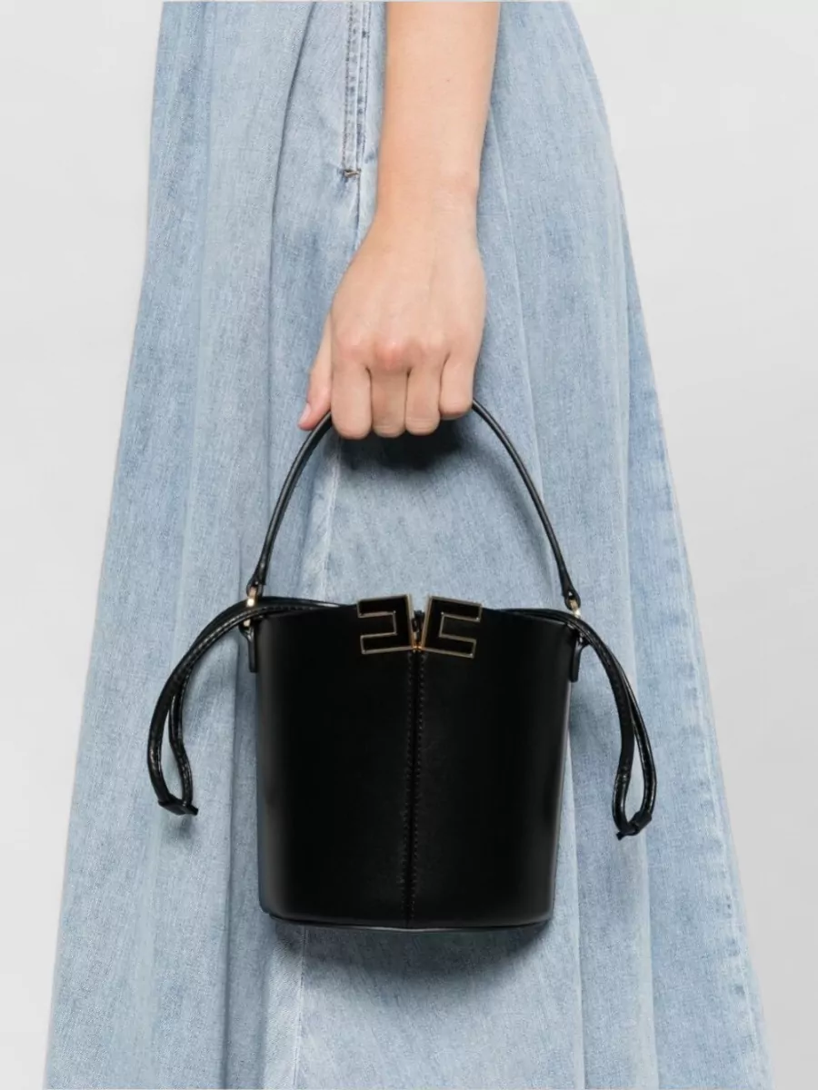 Elisabetta Franchi Logo Bucket Bag
