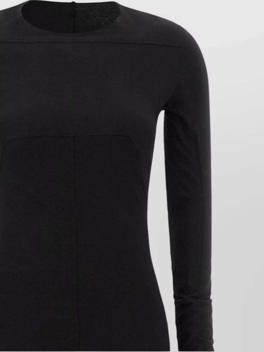 Rick Owens Drkshdw Cotton Long-Sleeve Maxi Gown