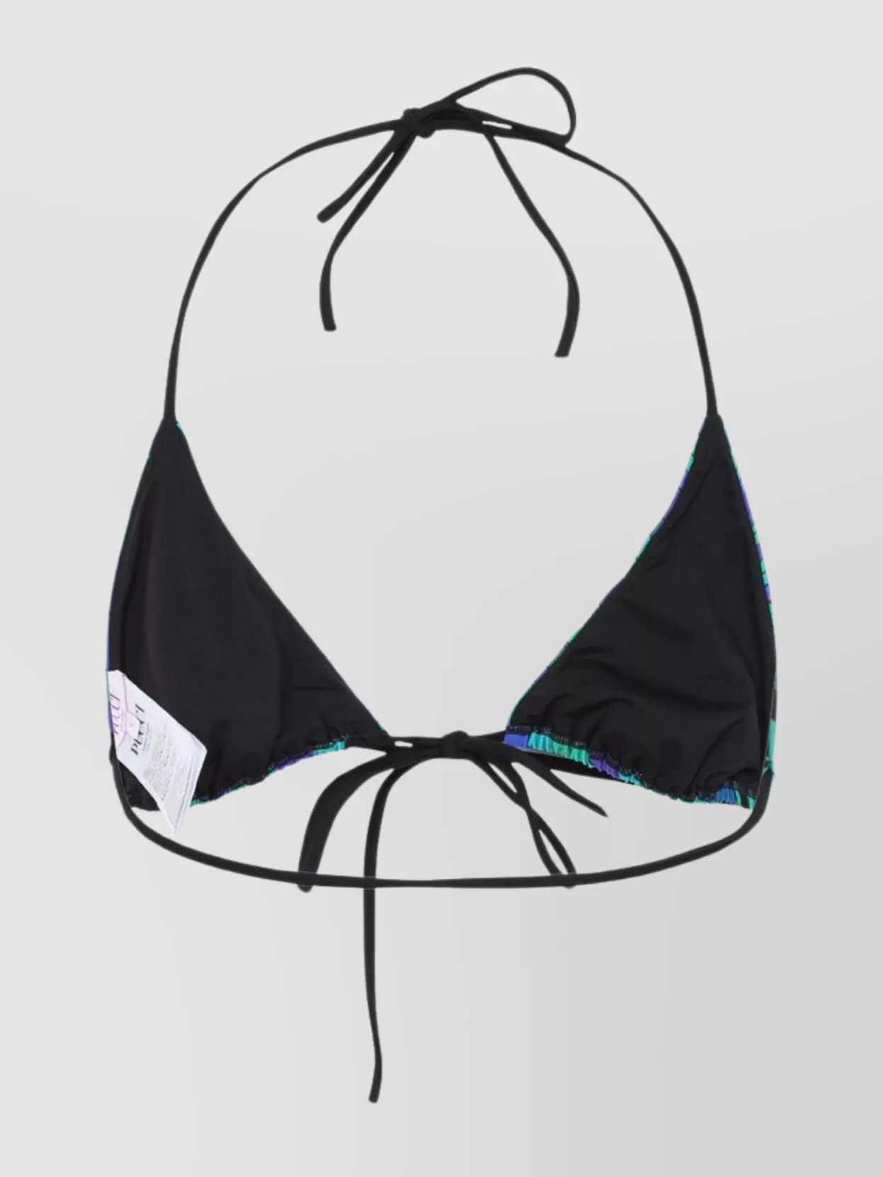 Pucci Iride Baby Bra Bikini Triangle Top In Gold