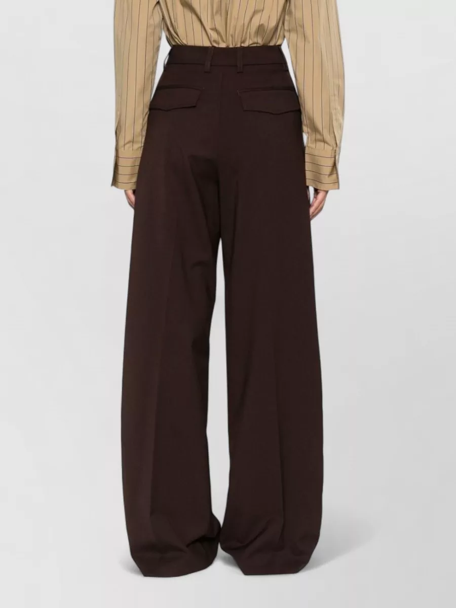 Thelatest High-Rise Pleated Wide-Leg Trousers