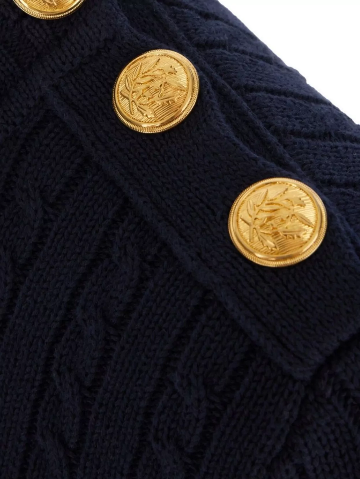 Chloé Embellished Cable-knit Cotton Sweater