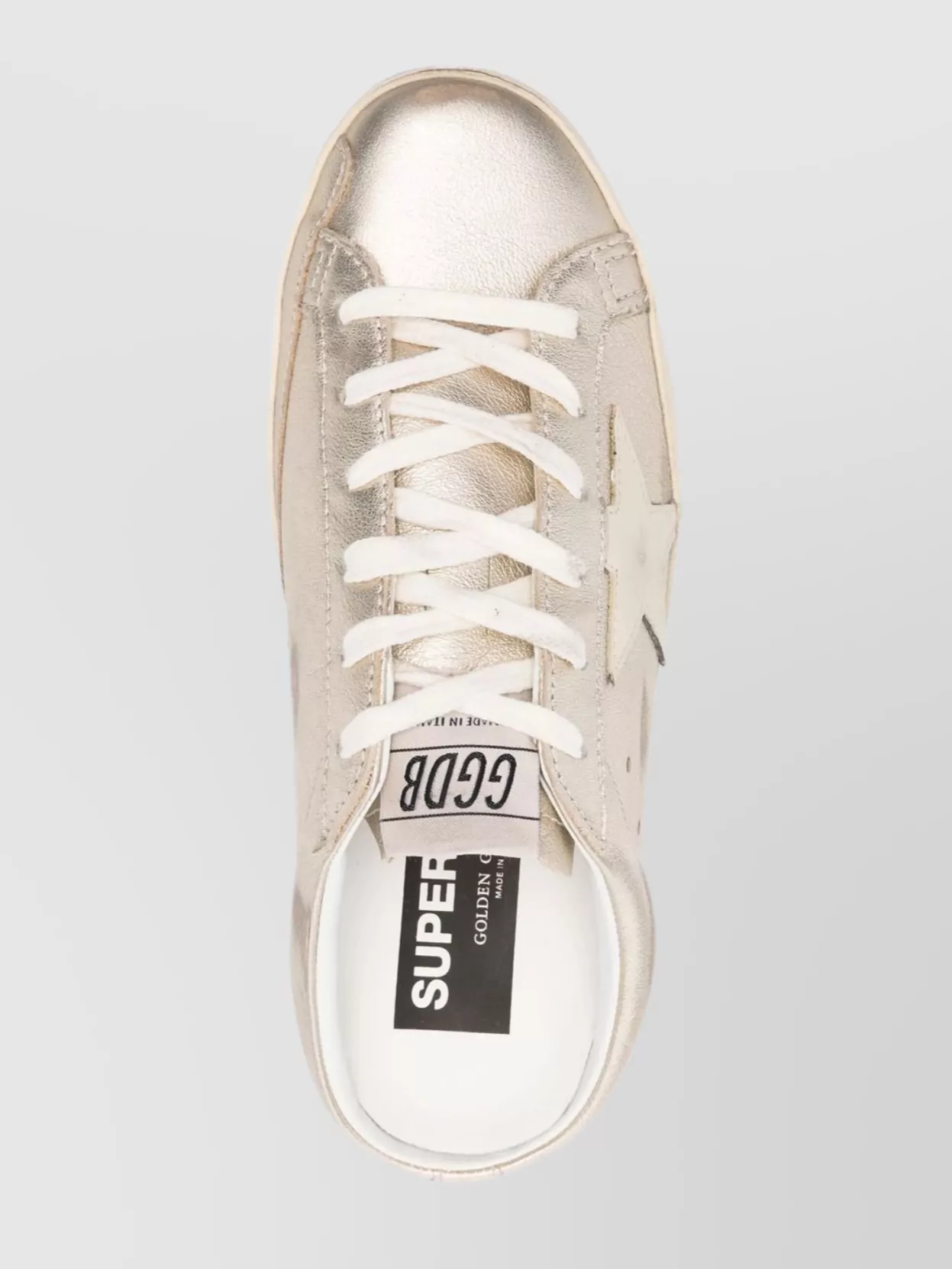 Golden Goose Star Patch Metallic Sneakers