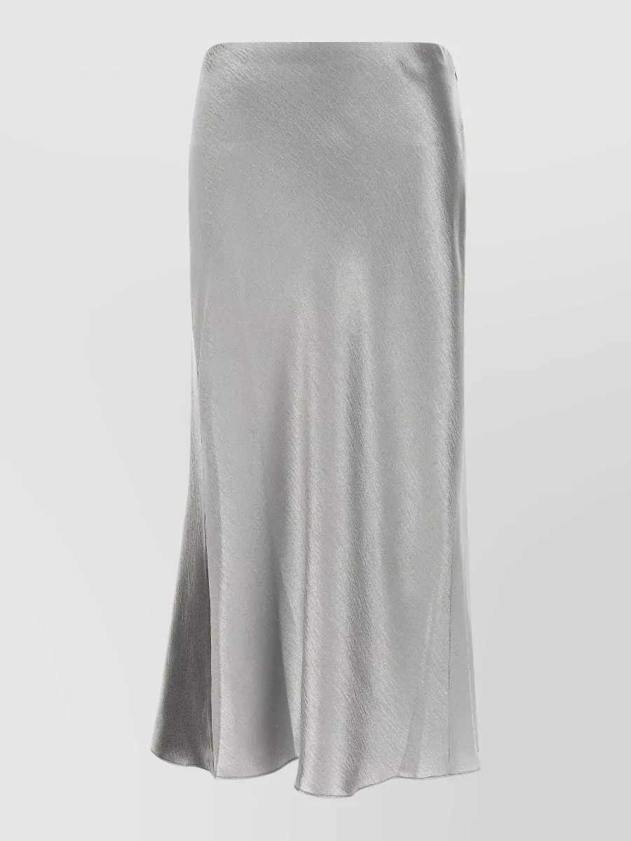 Tory Burch satin midi a-line skirt