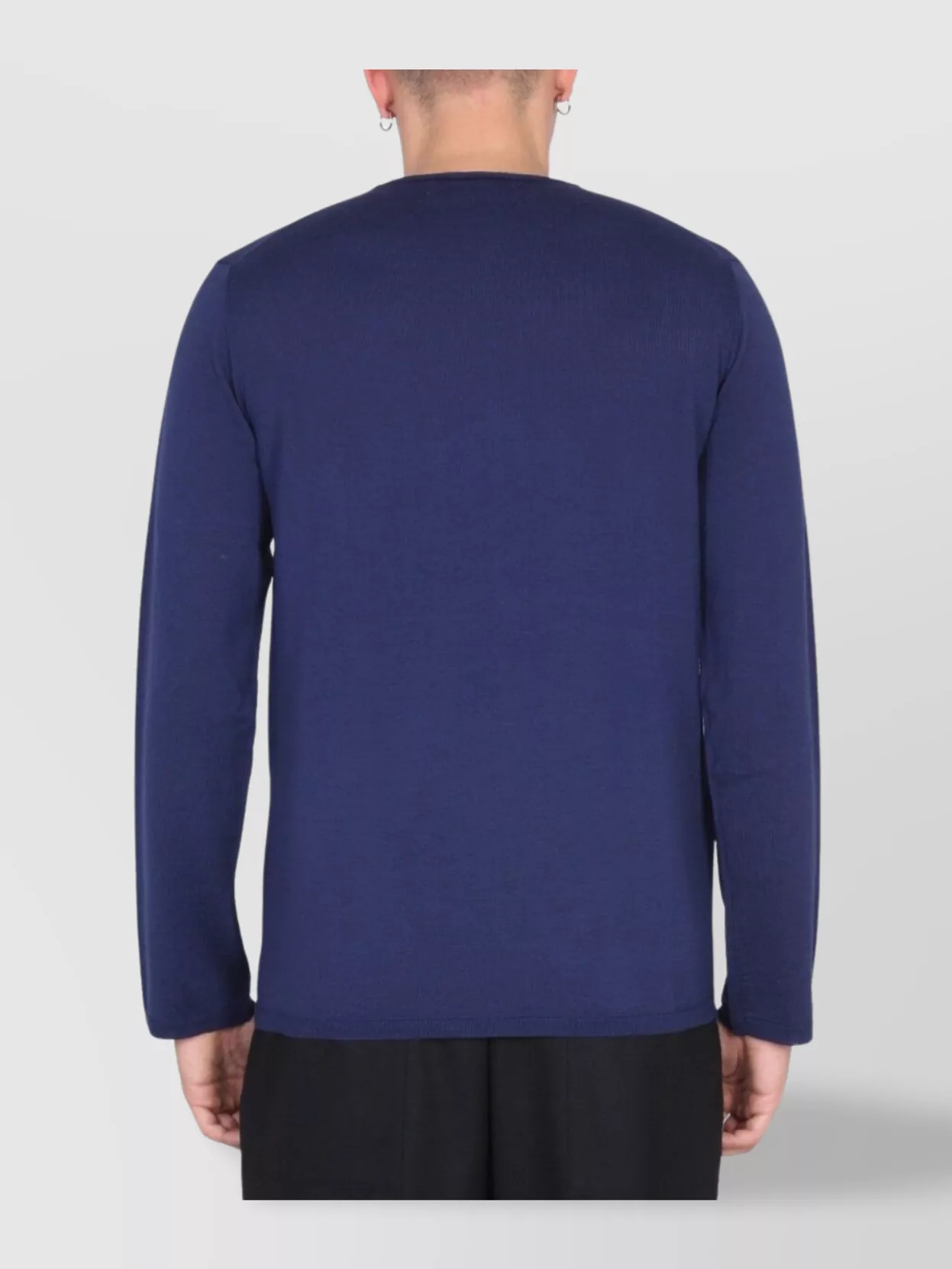 Comme Des Garçons Crew Neck Wool Jersey Sweater