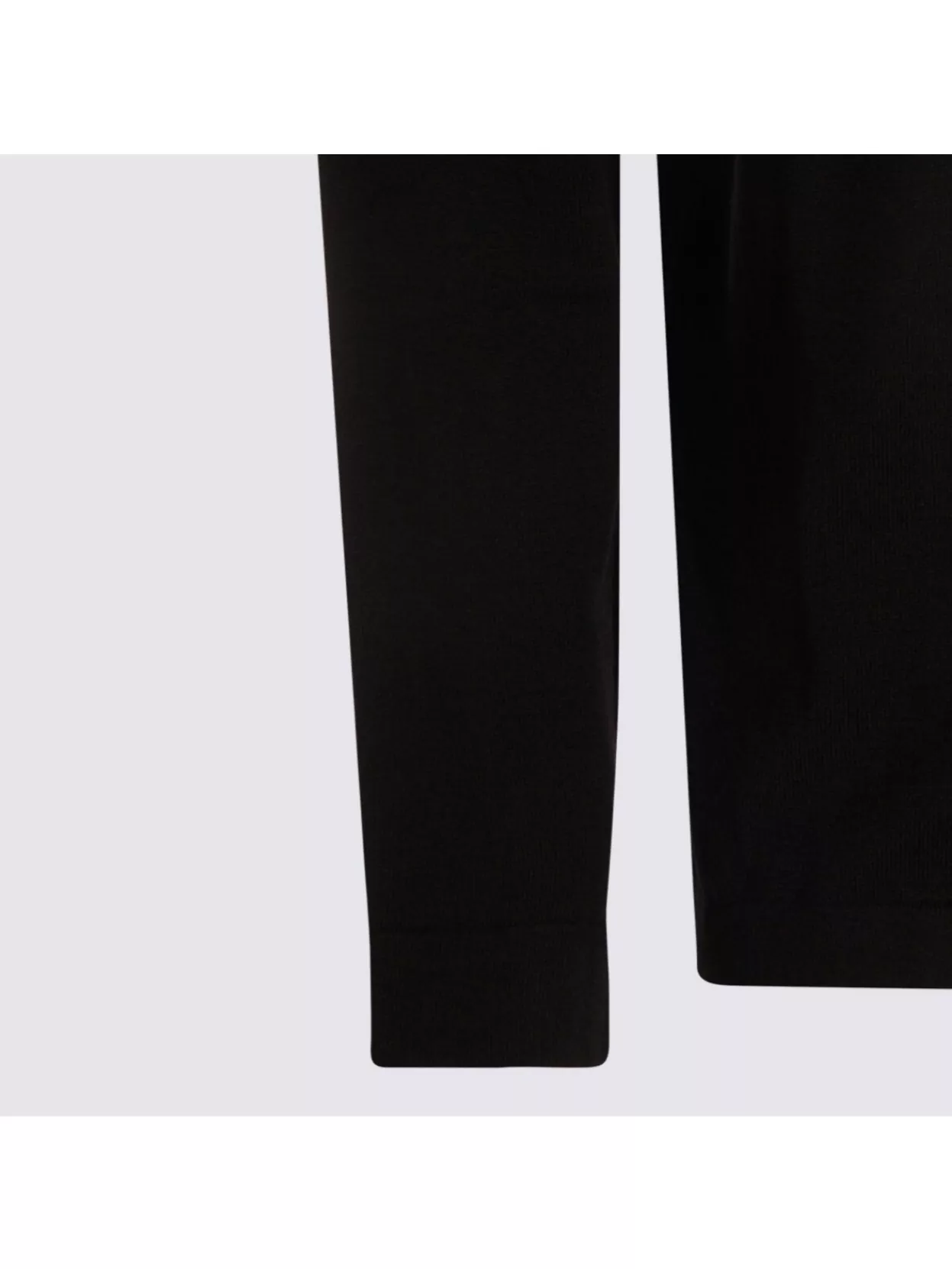 Zanone Long Sleeve Crewneck Sweater With Ribbed Cuffs