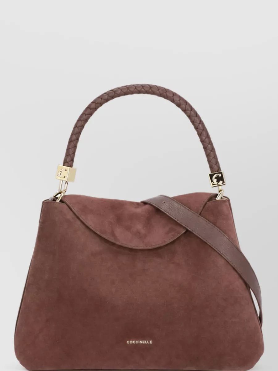 Coccinelle Suede Shoulder Bag