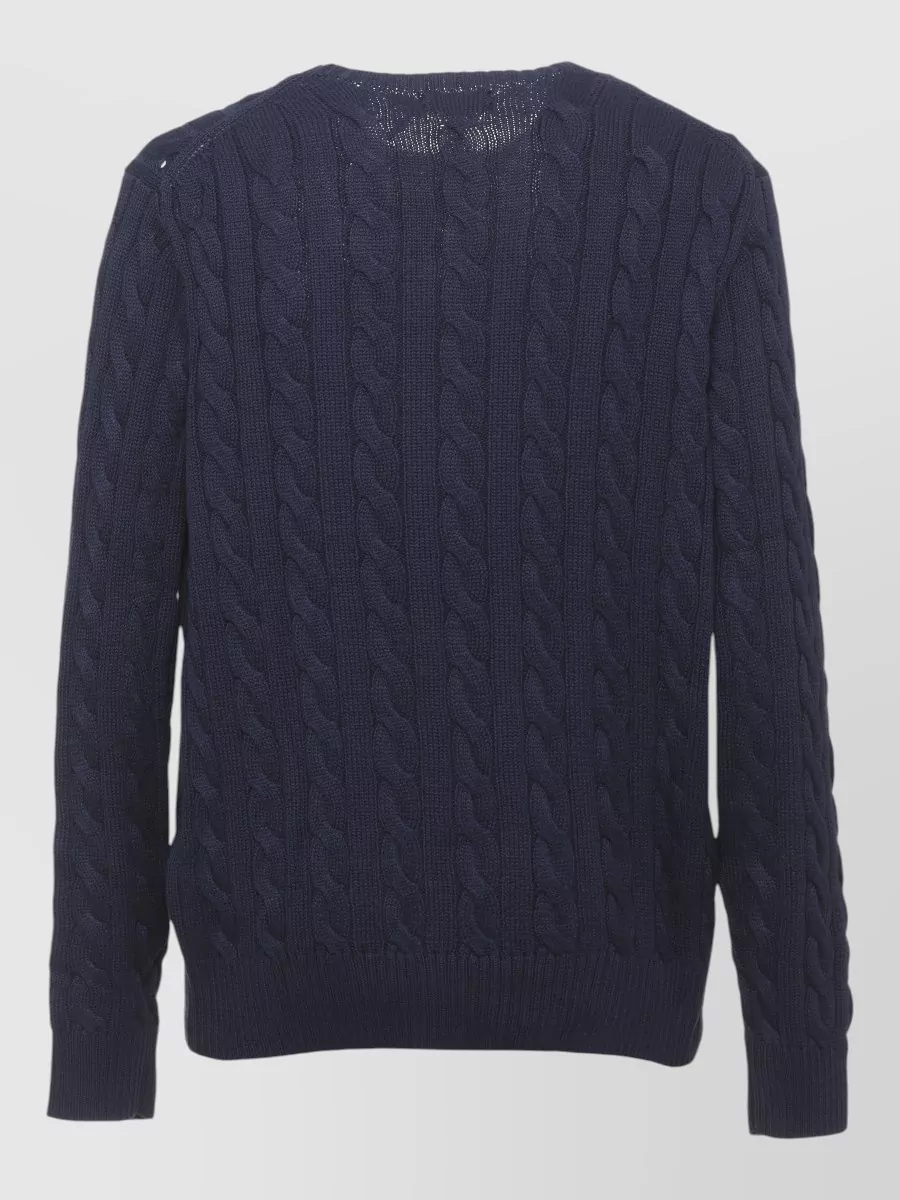 Ralph Lauren Cable-Knit Cotton Crewneck Jumper
