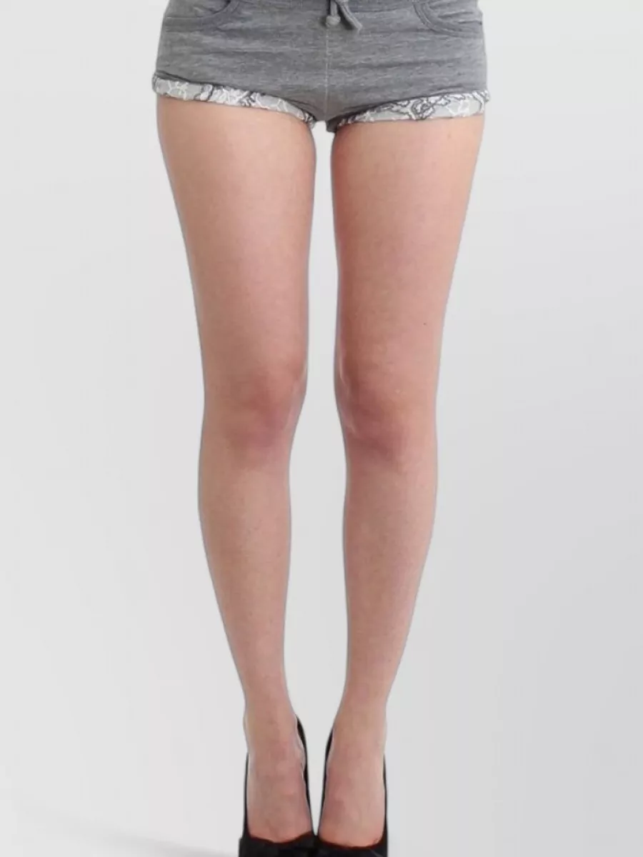 Ermanno Scervino cotton lace-trim mini shorts