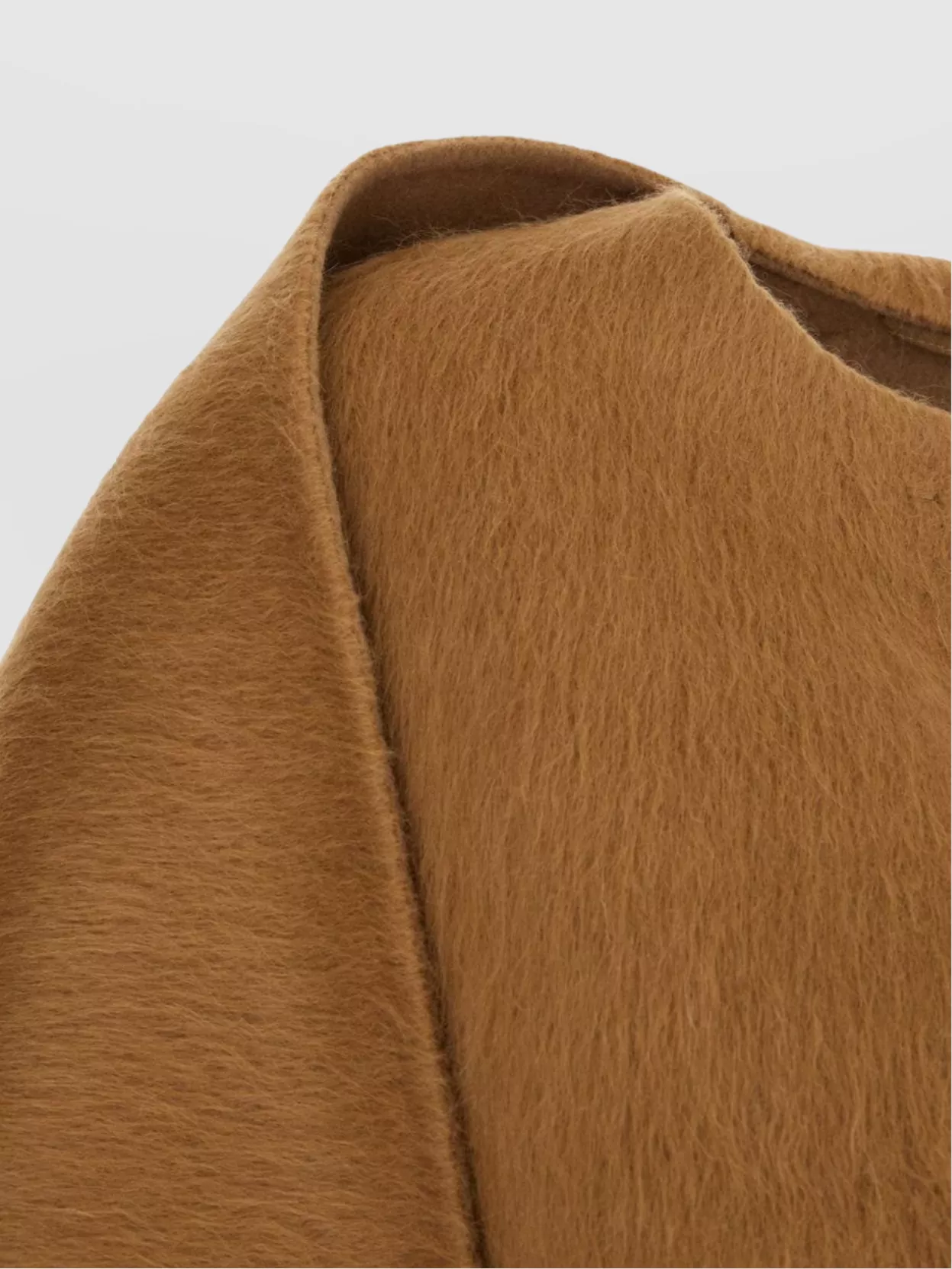 's Max Mara Round Neckline Wool Blend Coat