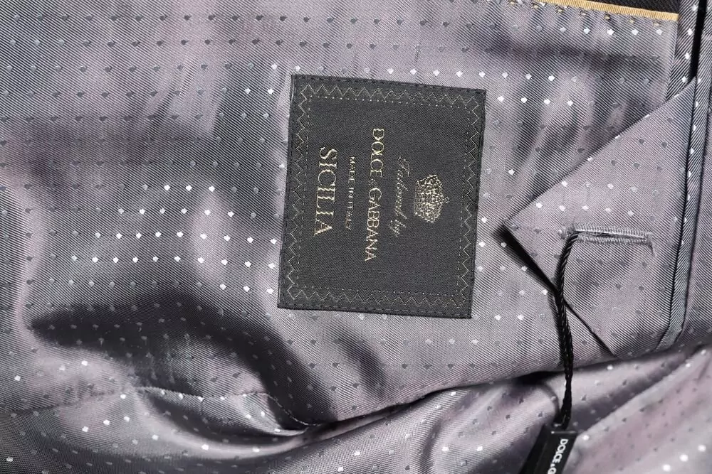 Dolce&Gabbana Striped Slim-Fit Single-Breasted Suit