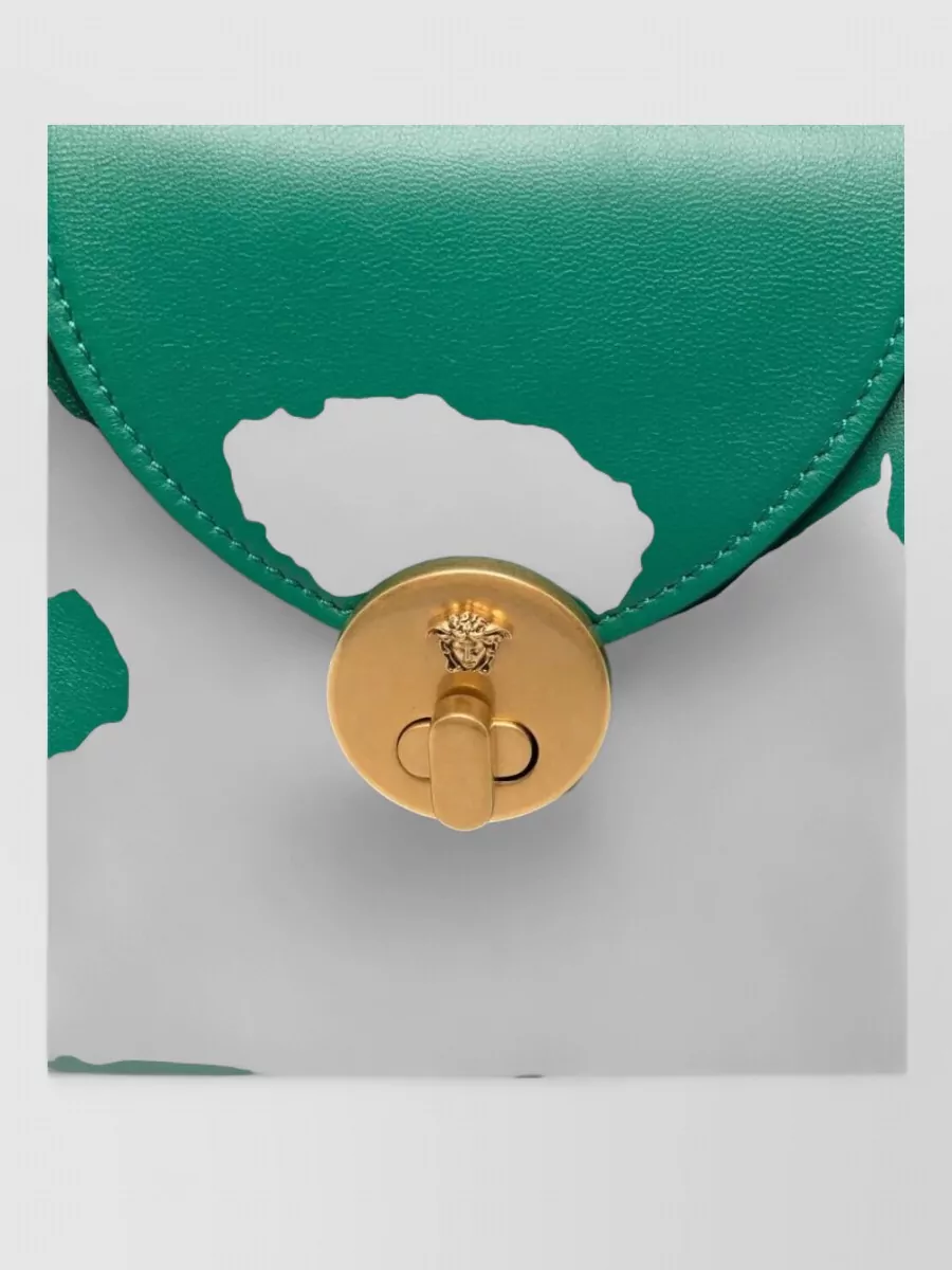 Versace Na Lamb Leather Clutch Bag