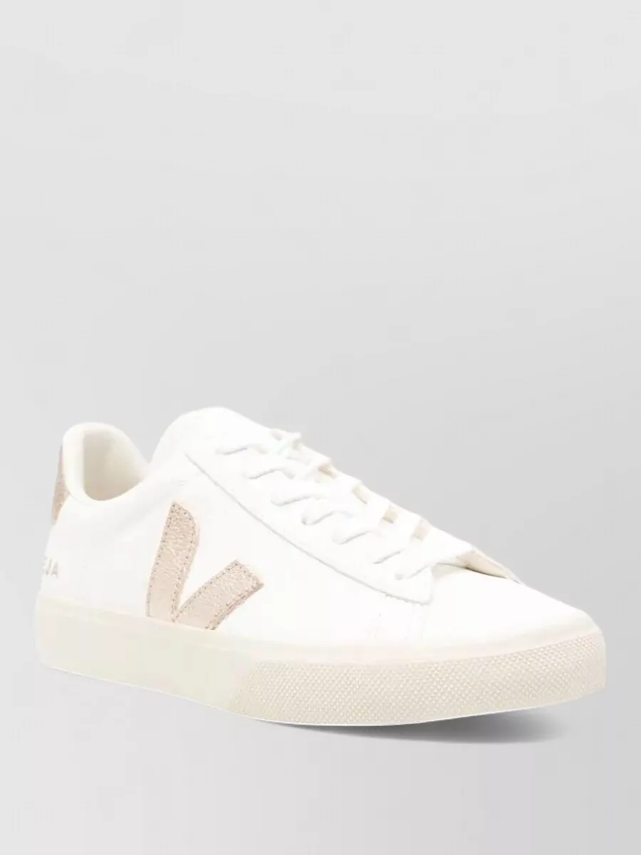 Veja leather lace-up sneakers