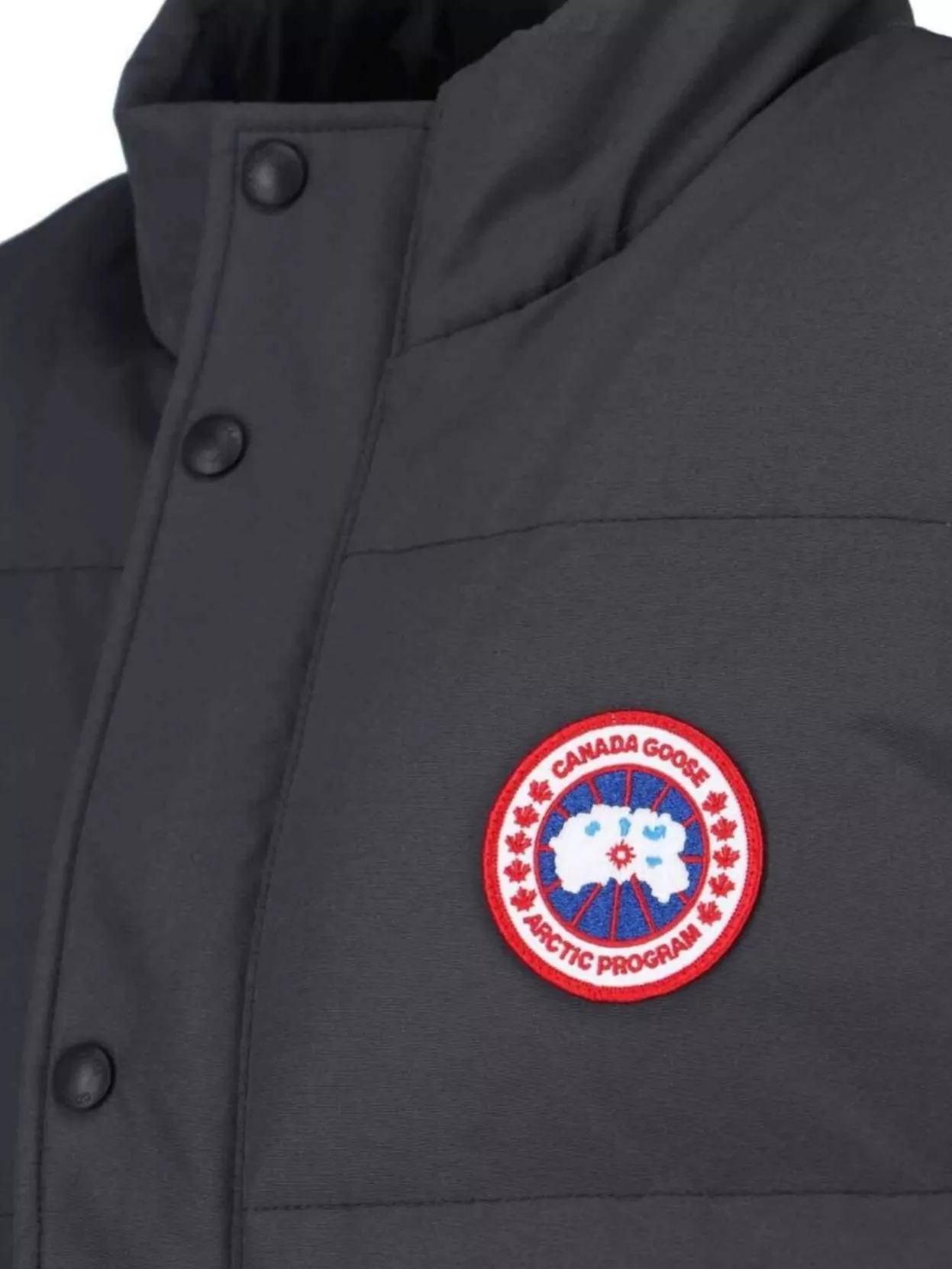 Canada Goose Stylish Jacket With High Collar And Pockets