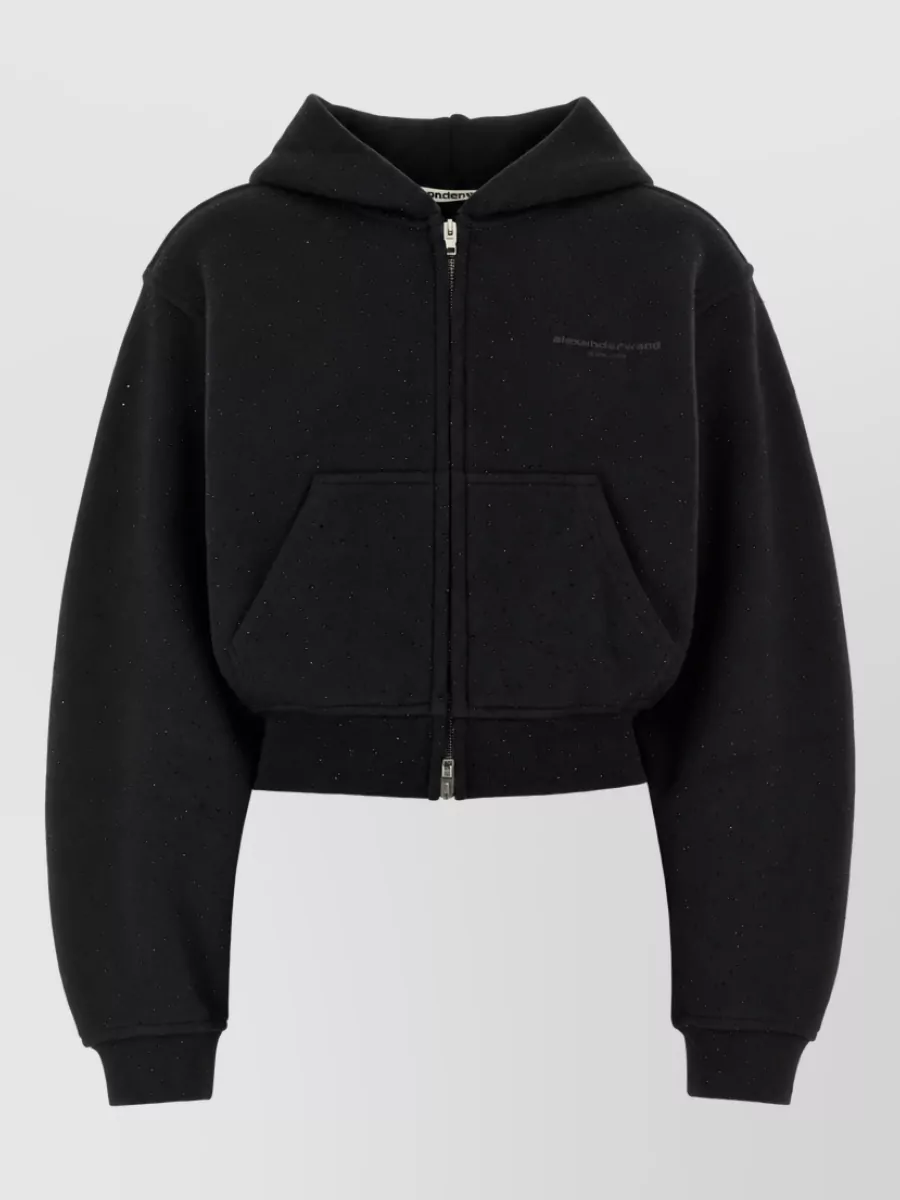 Alexander Wang cotton blend sweatshirt jacket