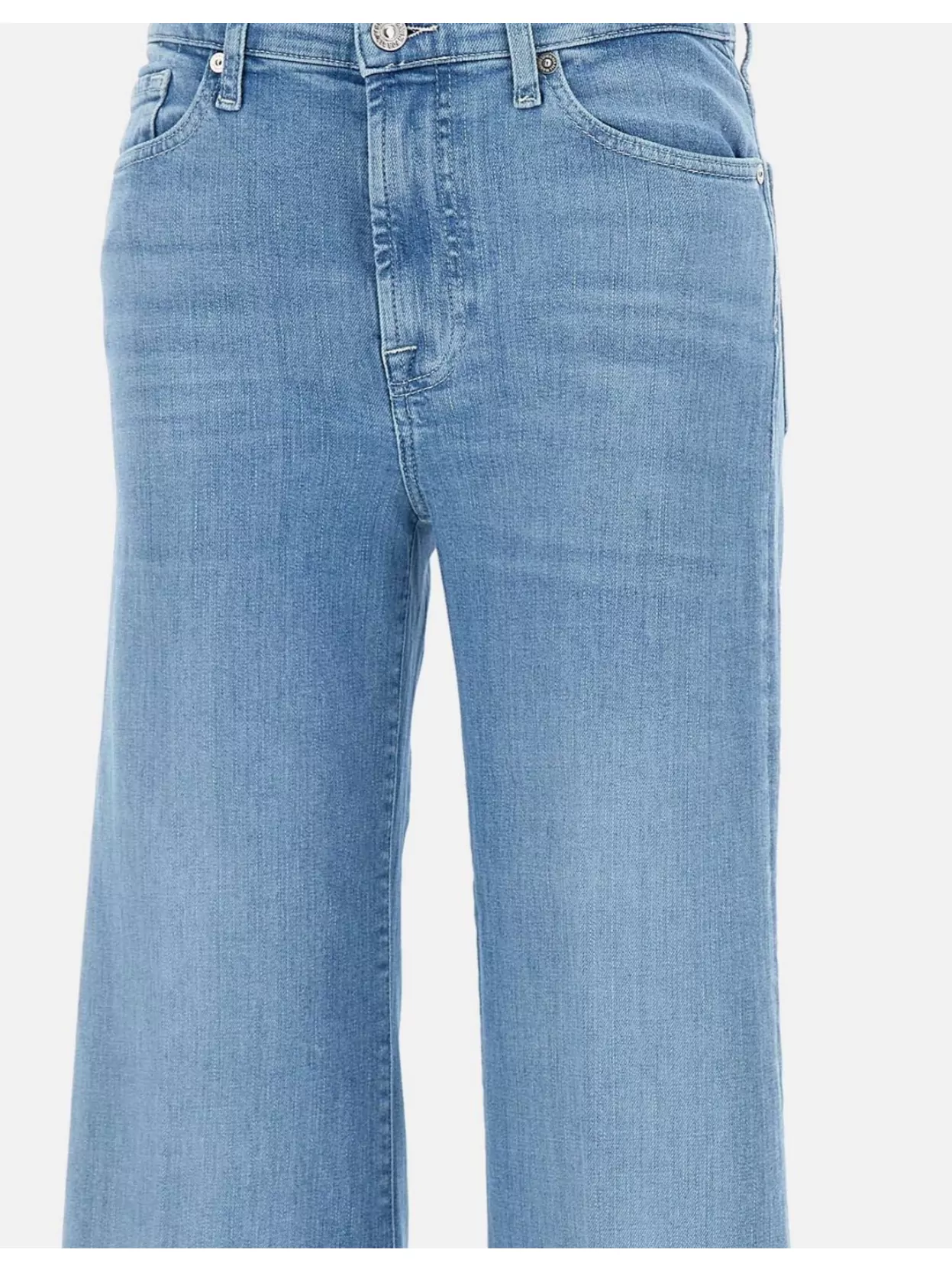 7 For All Mankind High-rise Wide-leg Jeans