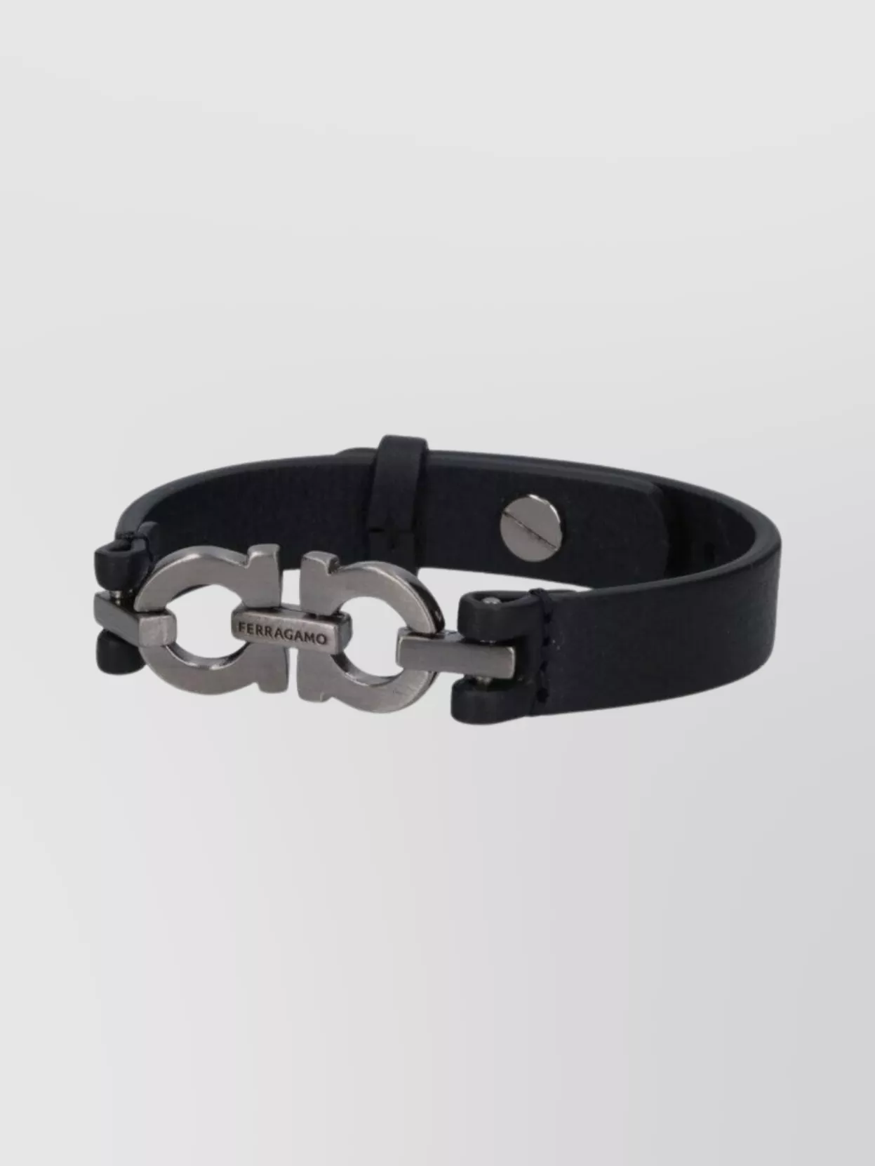 Ferragamo Metal Buckle Bracelet Featuring Unique Design