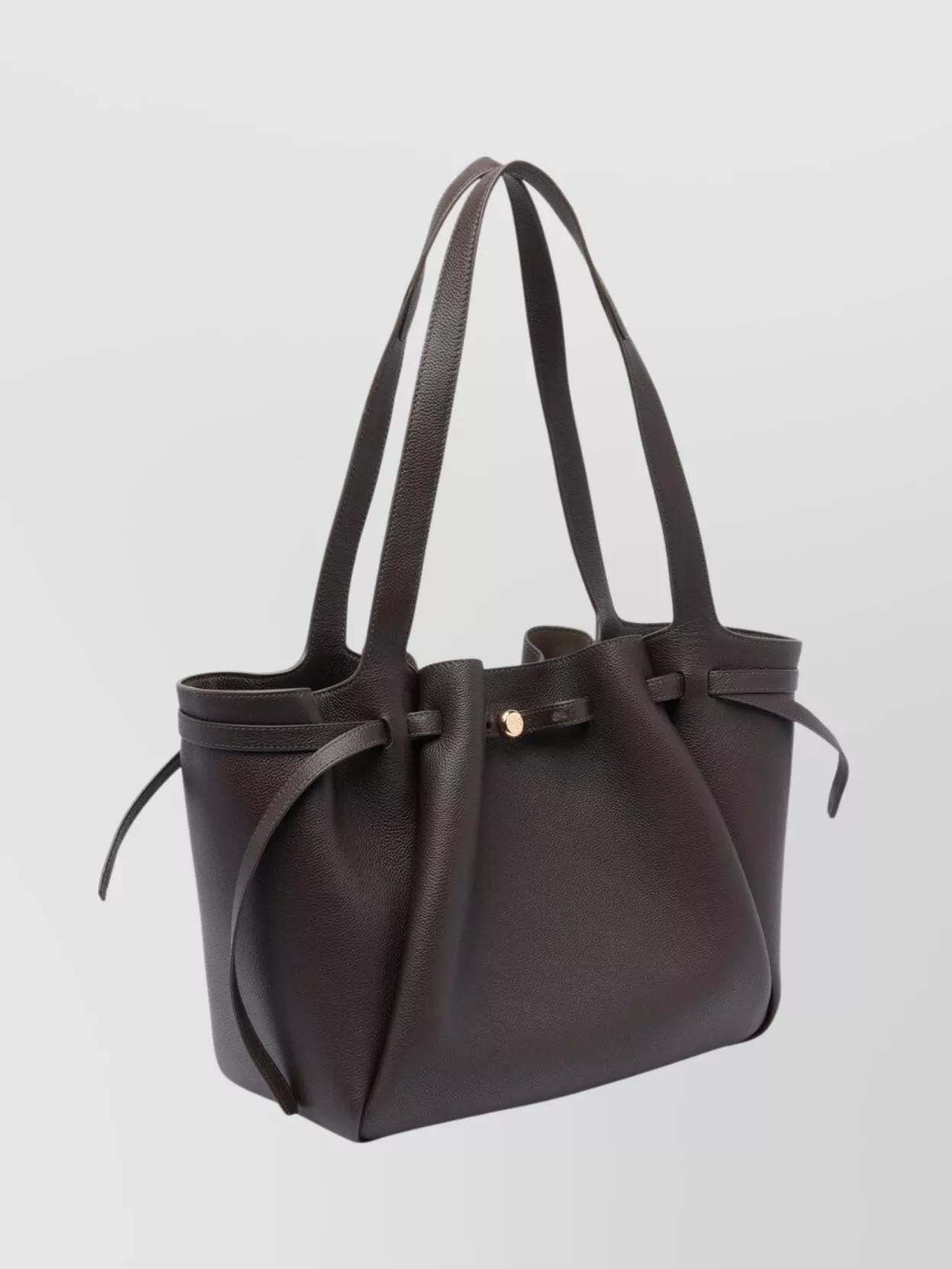 Tory Burch Double Handle Tote Bag With Side Ties
