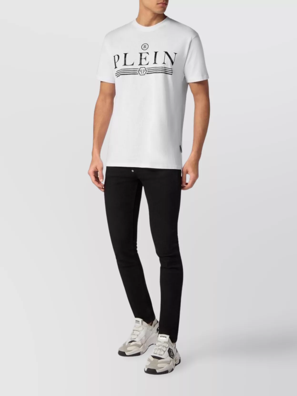 Philipp Plein Regular Fit Crew Neck Short Sleeve T-Shirt
