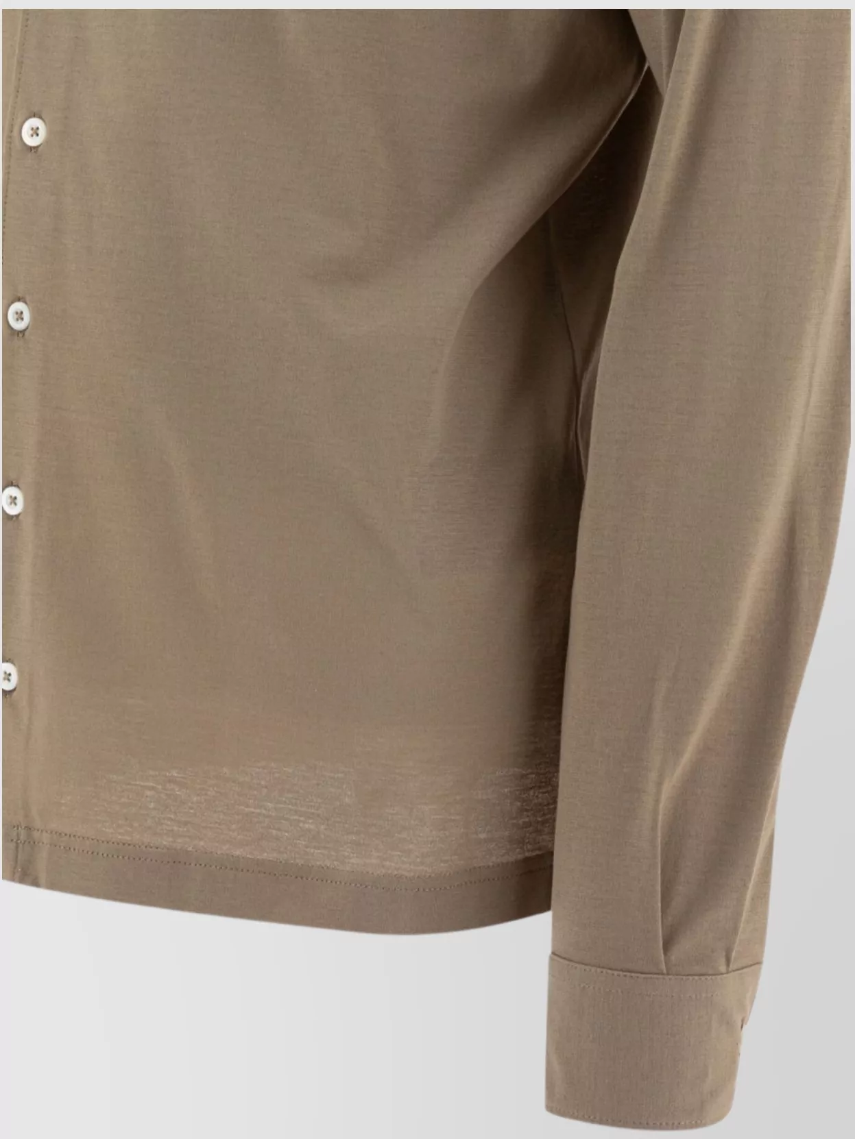 Herno Sleeve Cuffed Long Sleeves Shirt