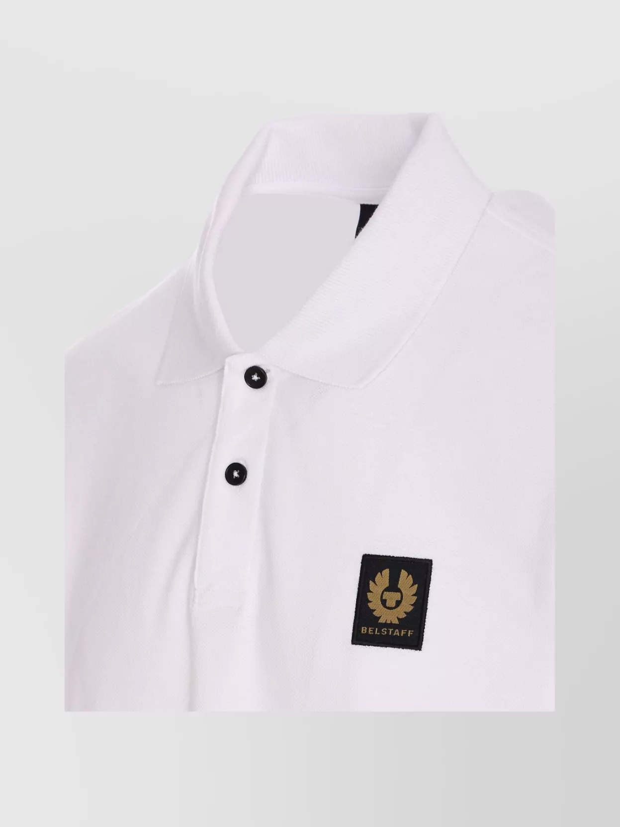 Belstaff Polo Shirt With Short Sleeves And Collar