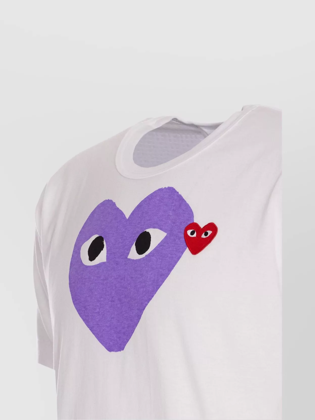 Comme Des Garçons Play Heart Graphic Crewneck Short Sleeve T-Shirt