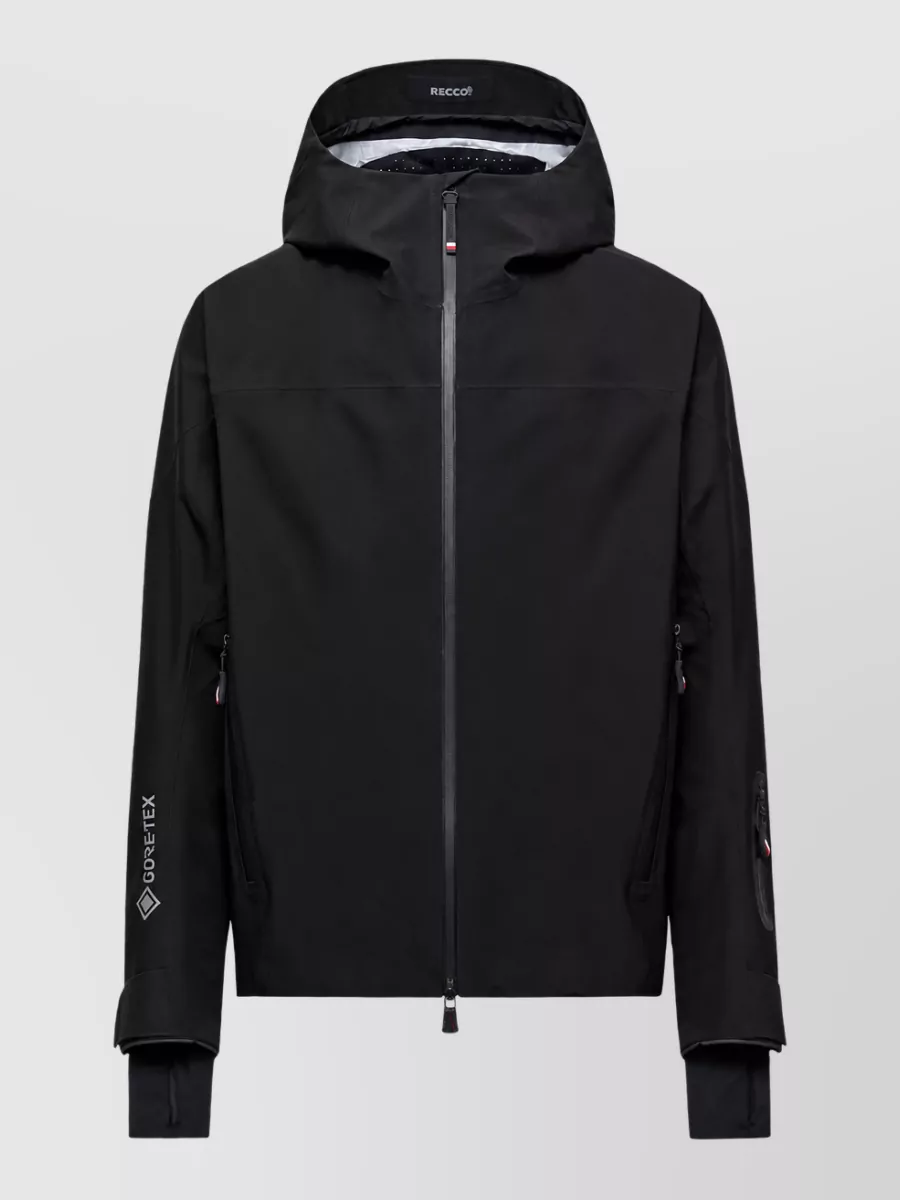 Moncler hooded ski shell jacket