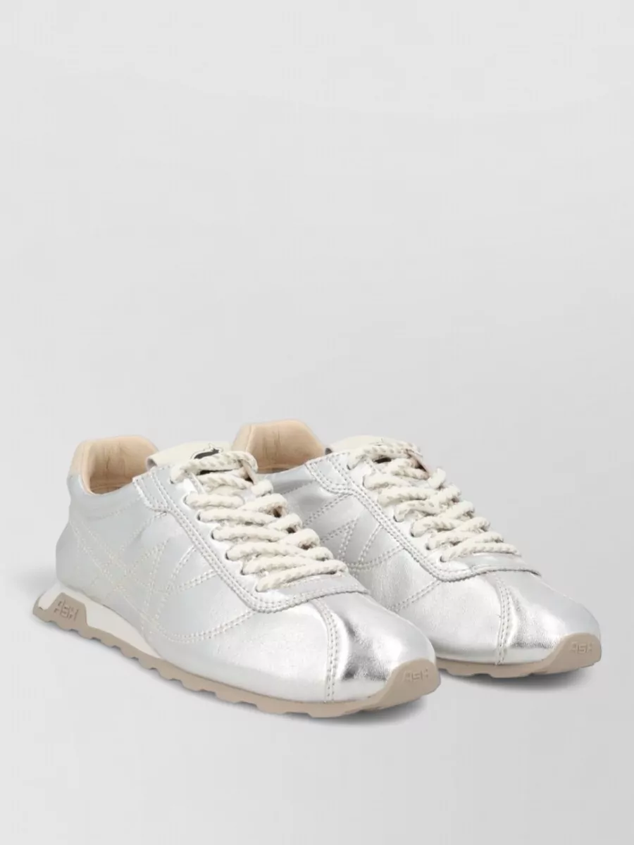 Ash Leather Low-Top Sneakers