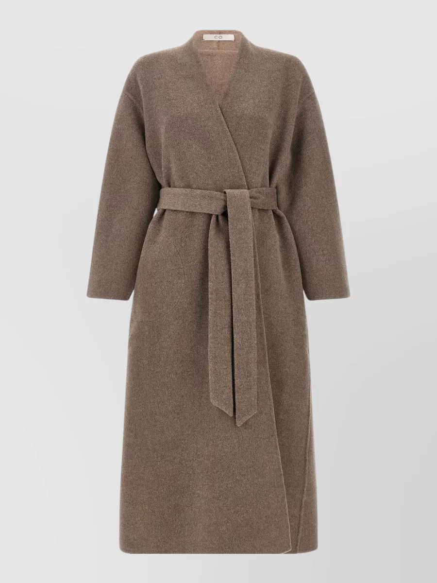 Co wool belted coat