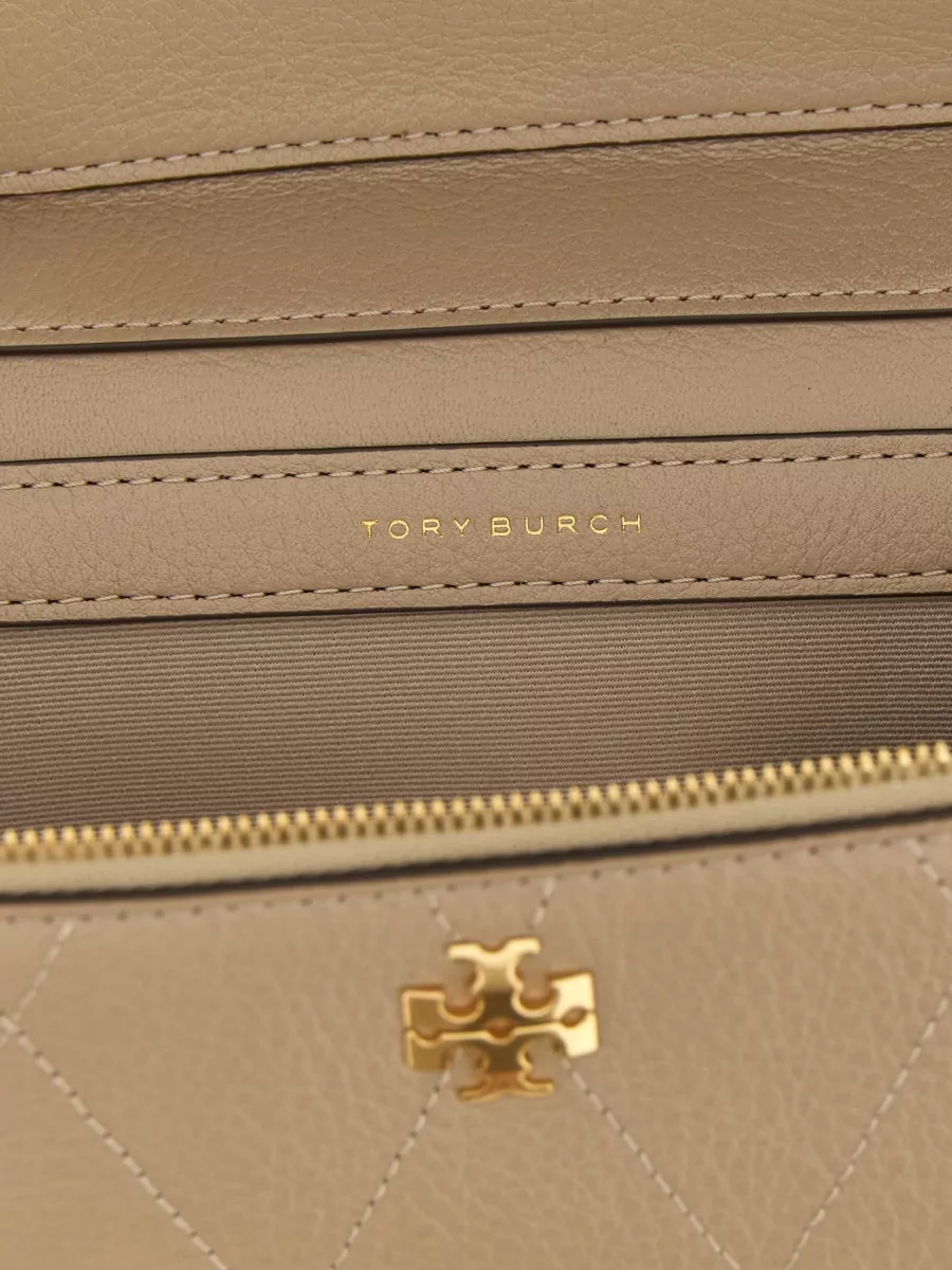 Tory Burch Na Leather Quilted Clutch Bag