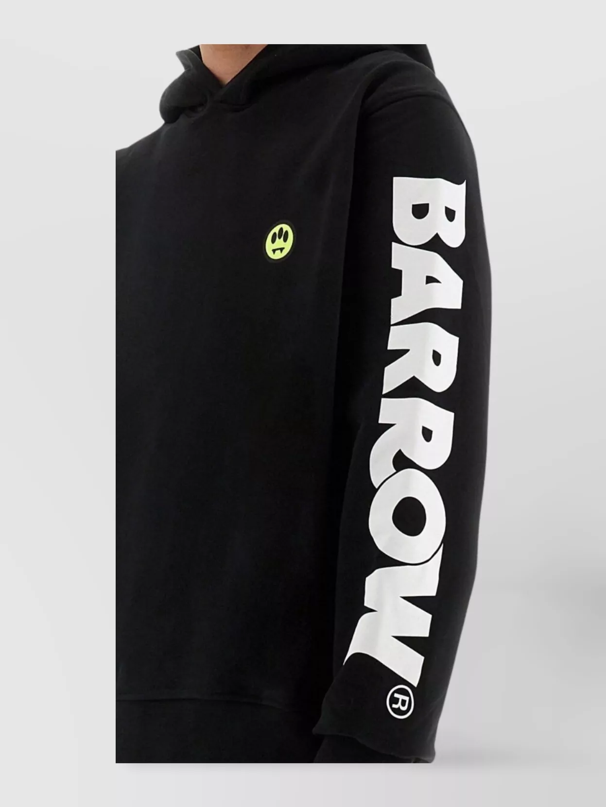 Barrow Ribbed Knit Hoodie With Long Sleeves