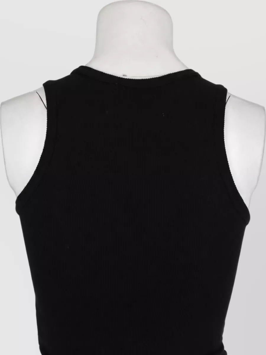 Vivienne Westwood Logo Tank Top Ribbed Fitted Silhouette