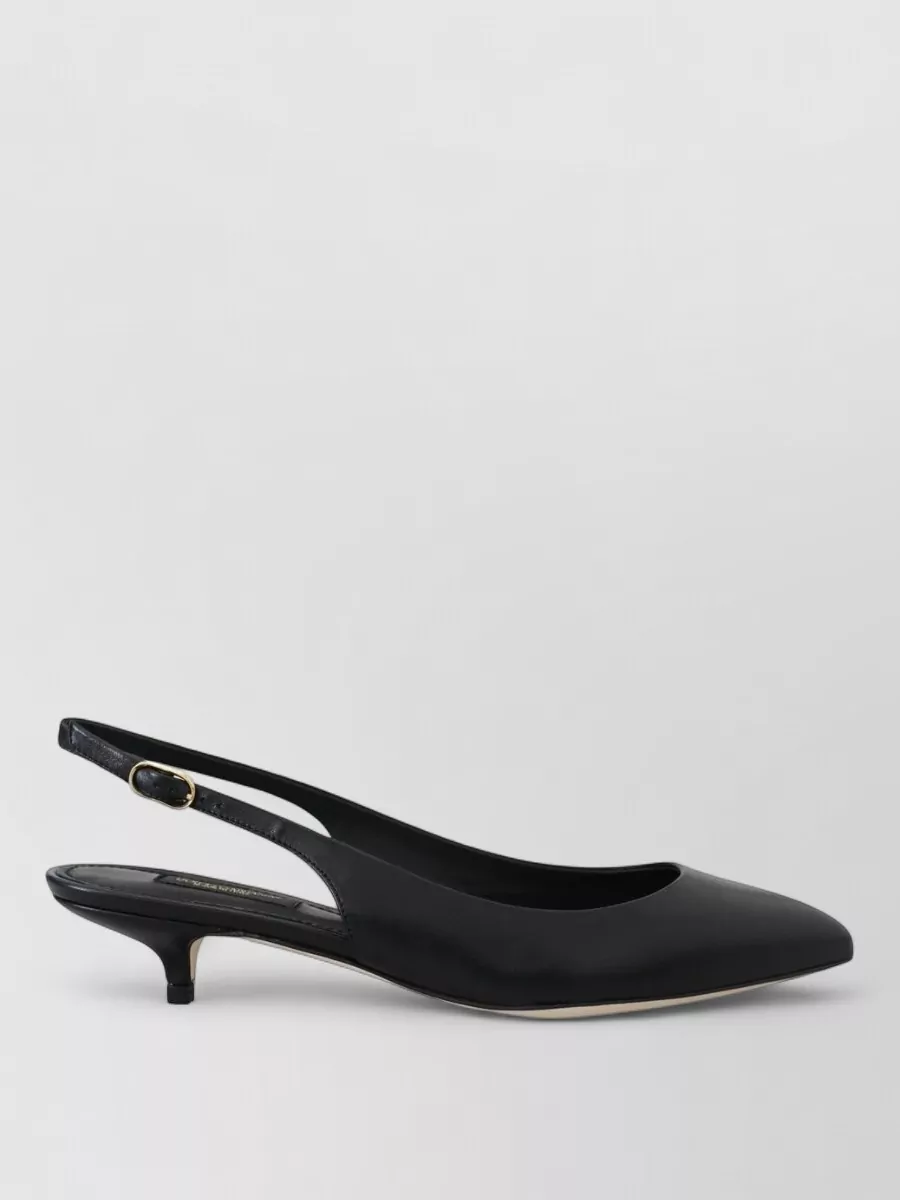 Dolce&Gabbana Leather Slingback Sandals