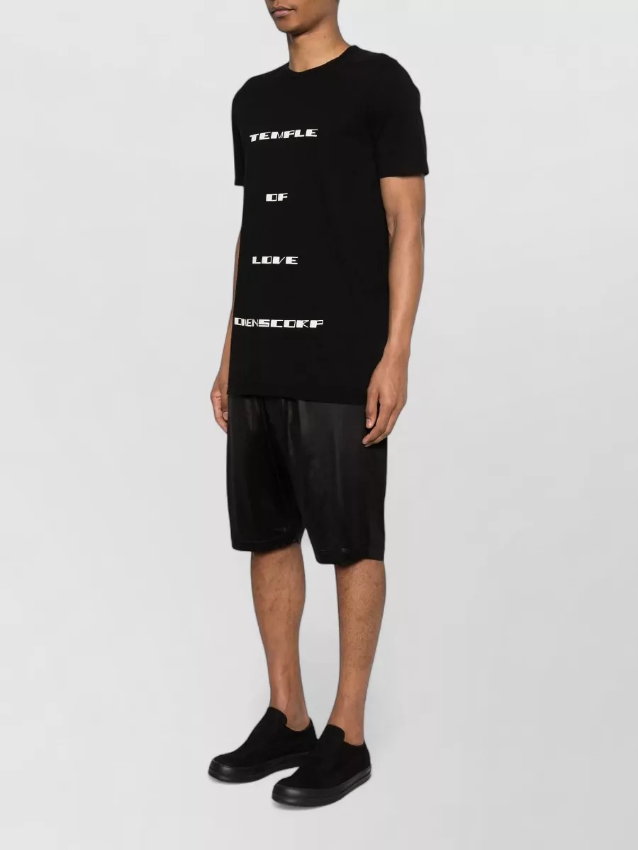 Rick Owens Drkshdw Cotton Printed Short-Sleeve T-Shirt