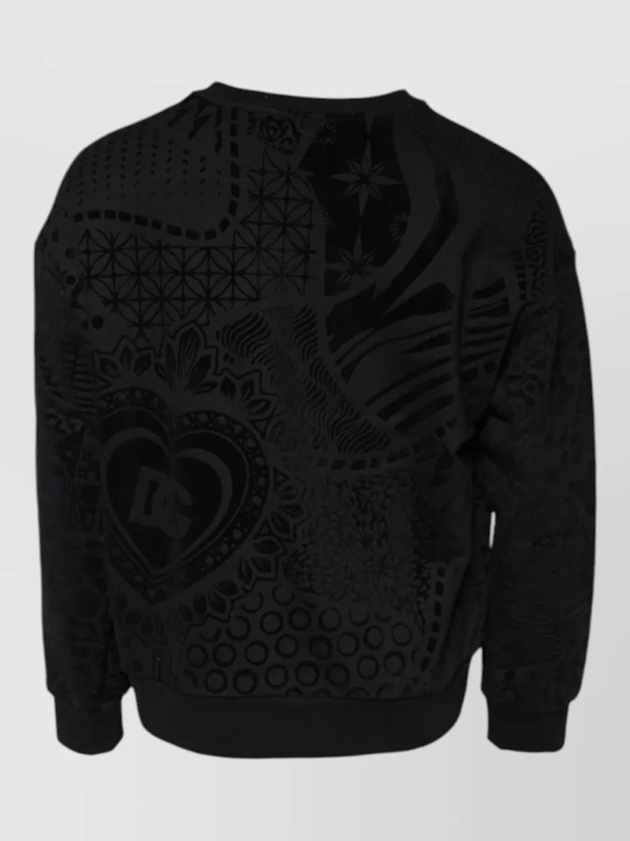 Dolce&Gabbana Printed Crew Neck Sweatshirt