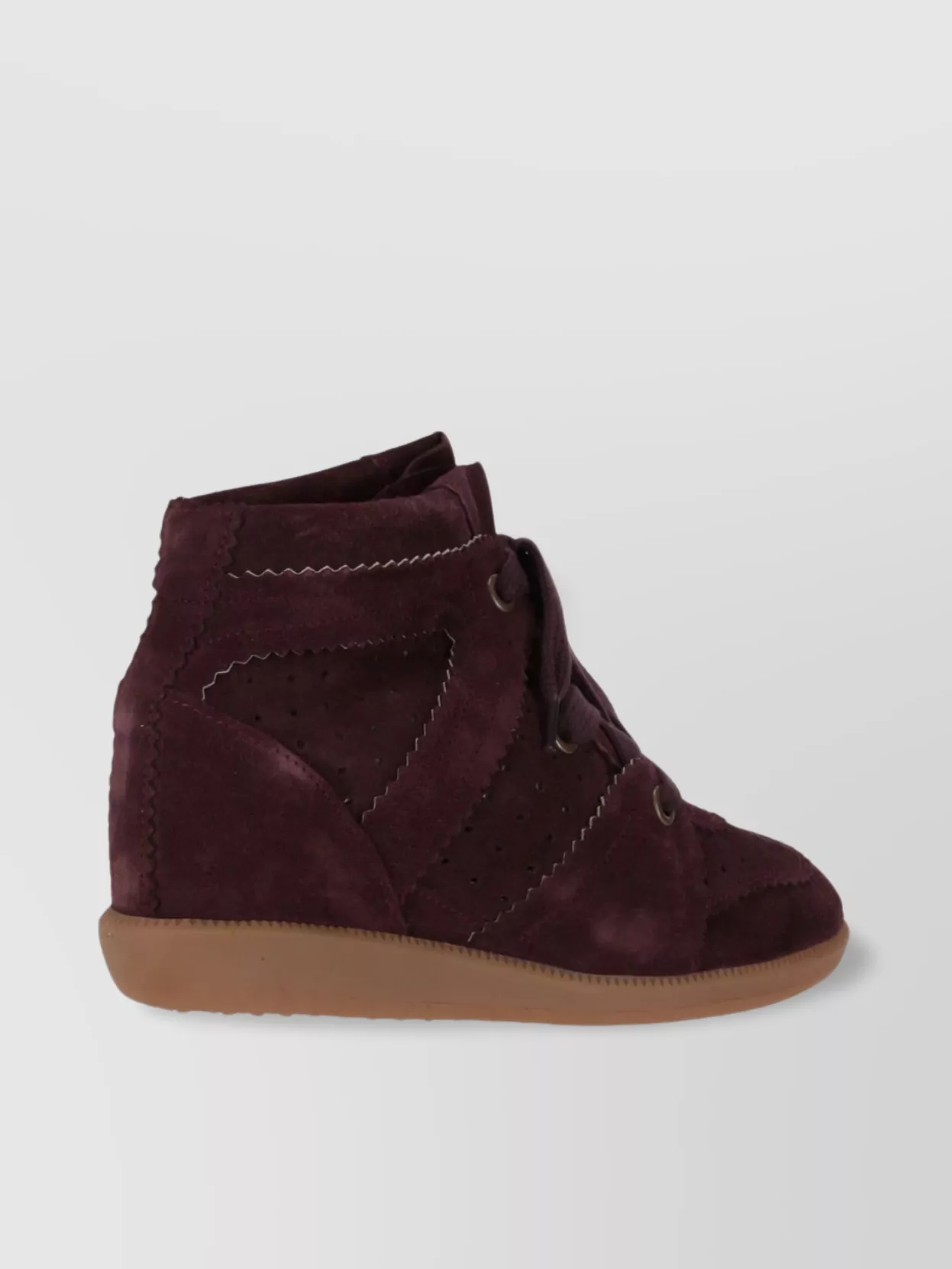 Isabel Marant High Top Sneakers With Ankle Perforations