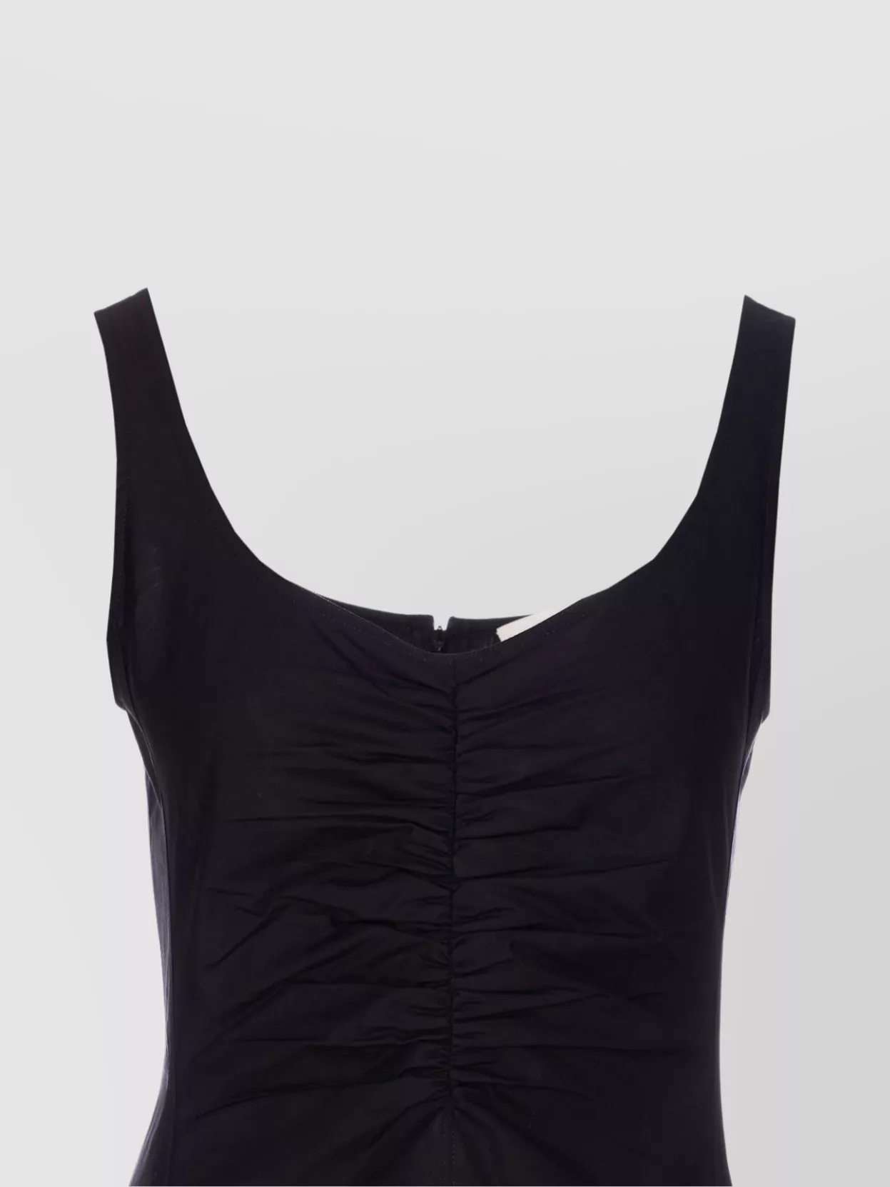 Sportmax Scoop Neck Sleeveless Dress With Flared Hem