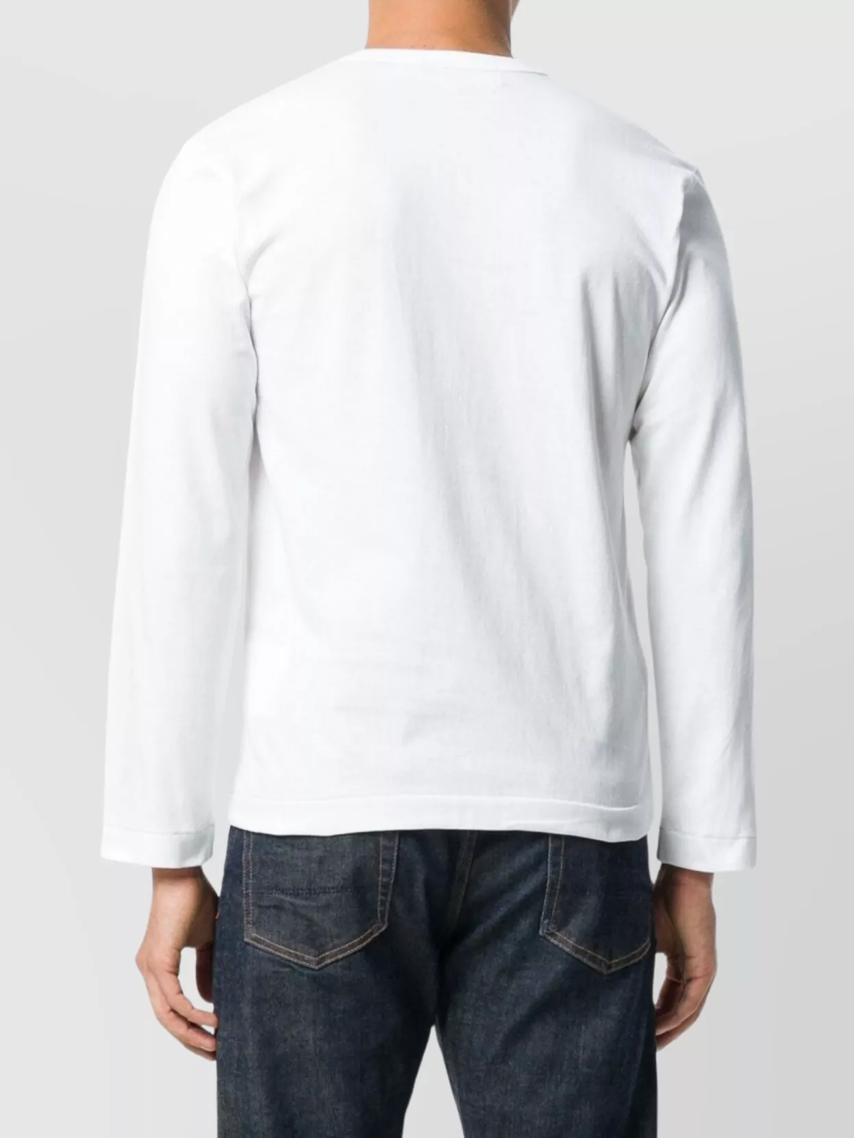 Comme Des Garçons Play Crew Neck Long Sleeves T-shirt