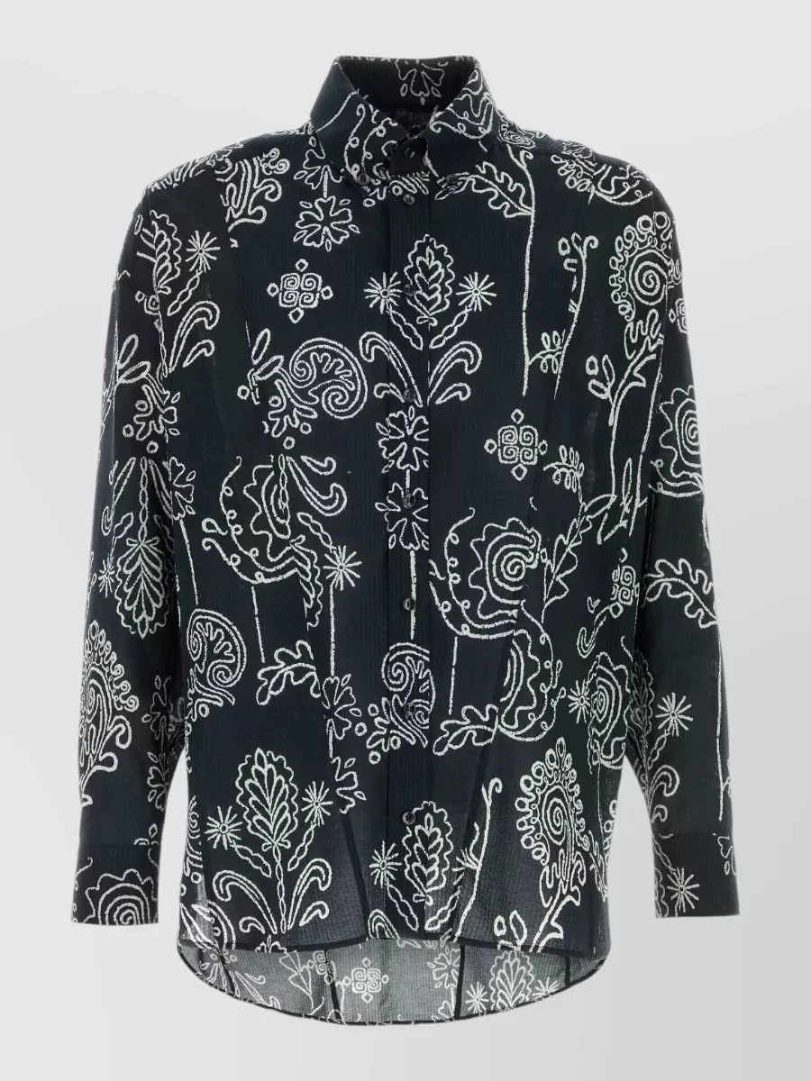 Giorgio Armani Printed cotton shirt