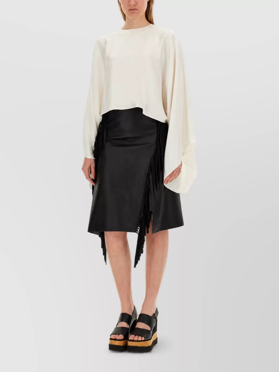 Stella Mccartney Fringed Asymmetric Skirt