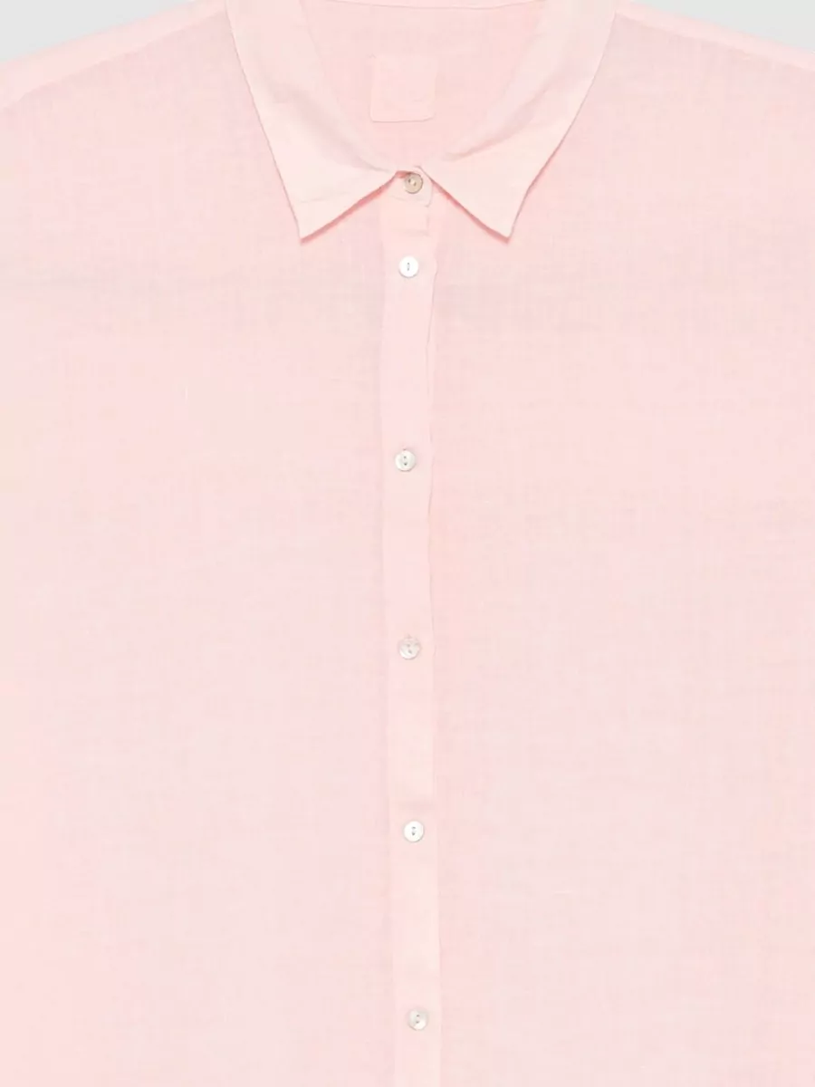 120% Lino Linen Short-Sleeve Shirt