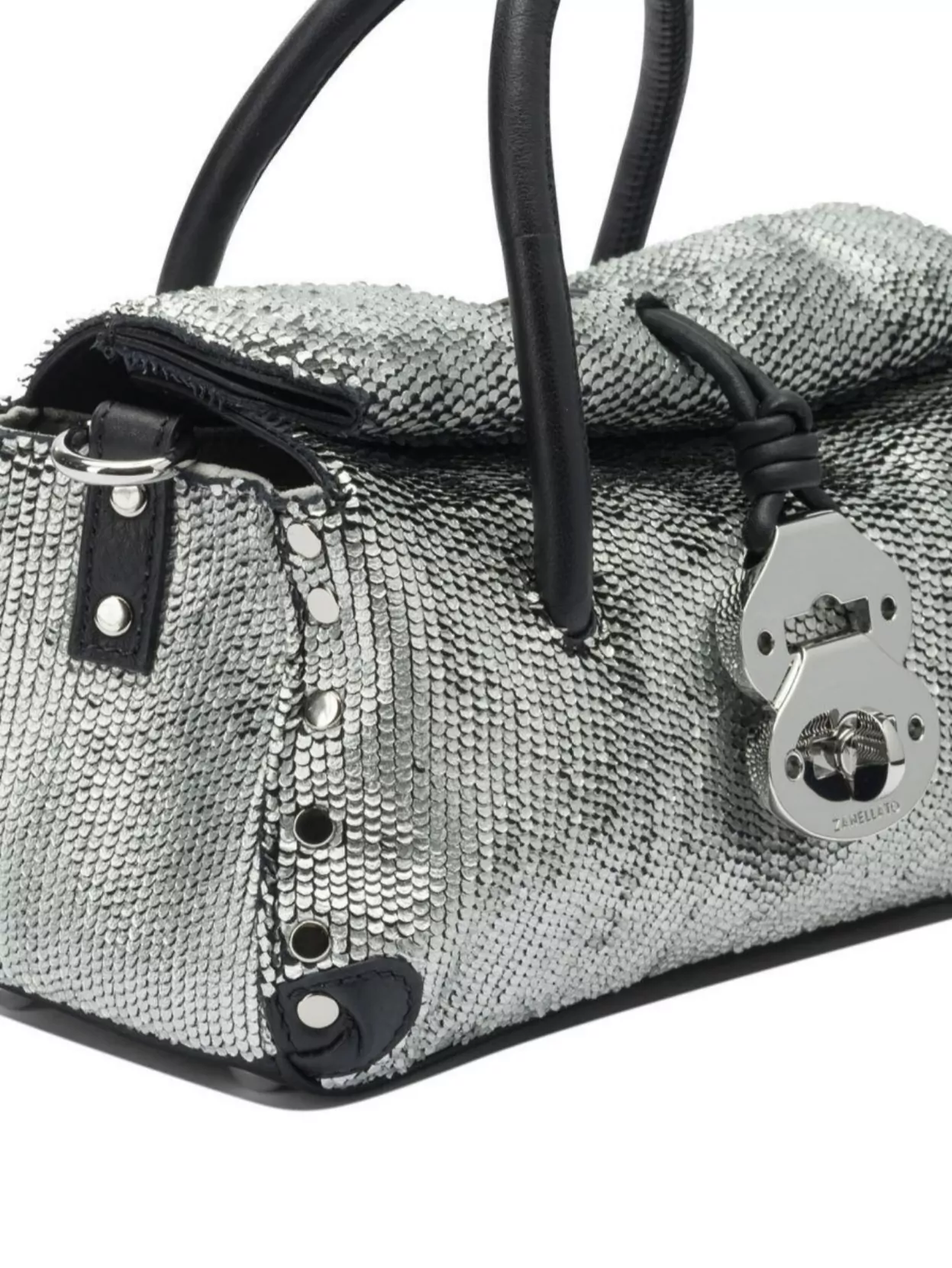 Zanellato Mini Handbag With Detachable Strap And Studs