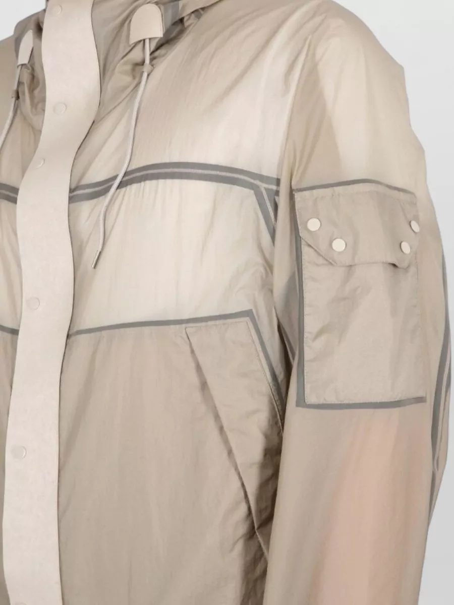 Ten C Hooded Raincoat