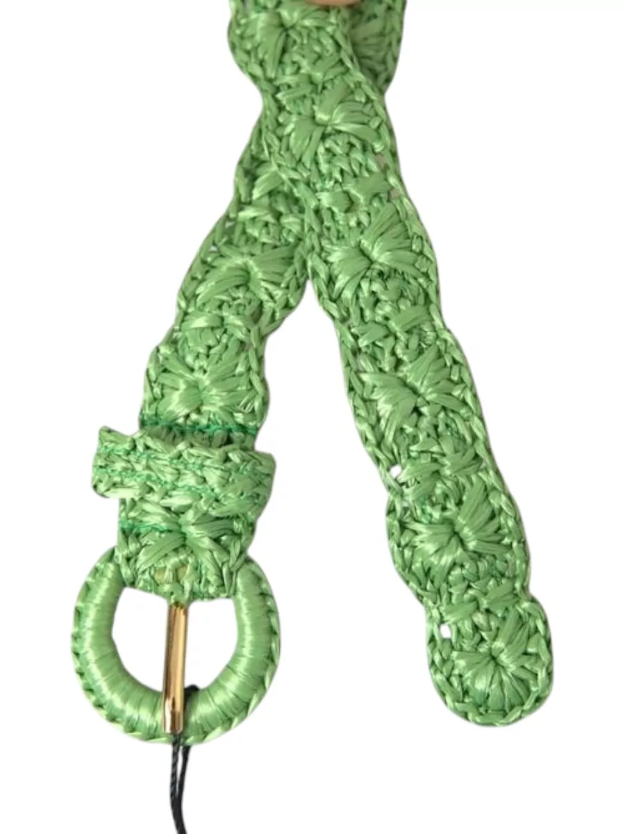 Dolce&Gabbana Viscose Skinny Waist Belt
