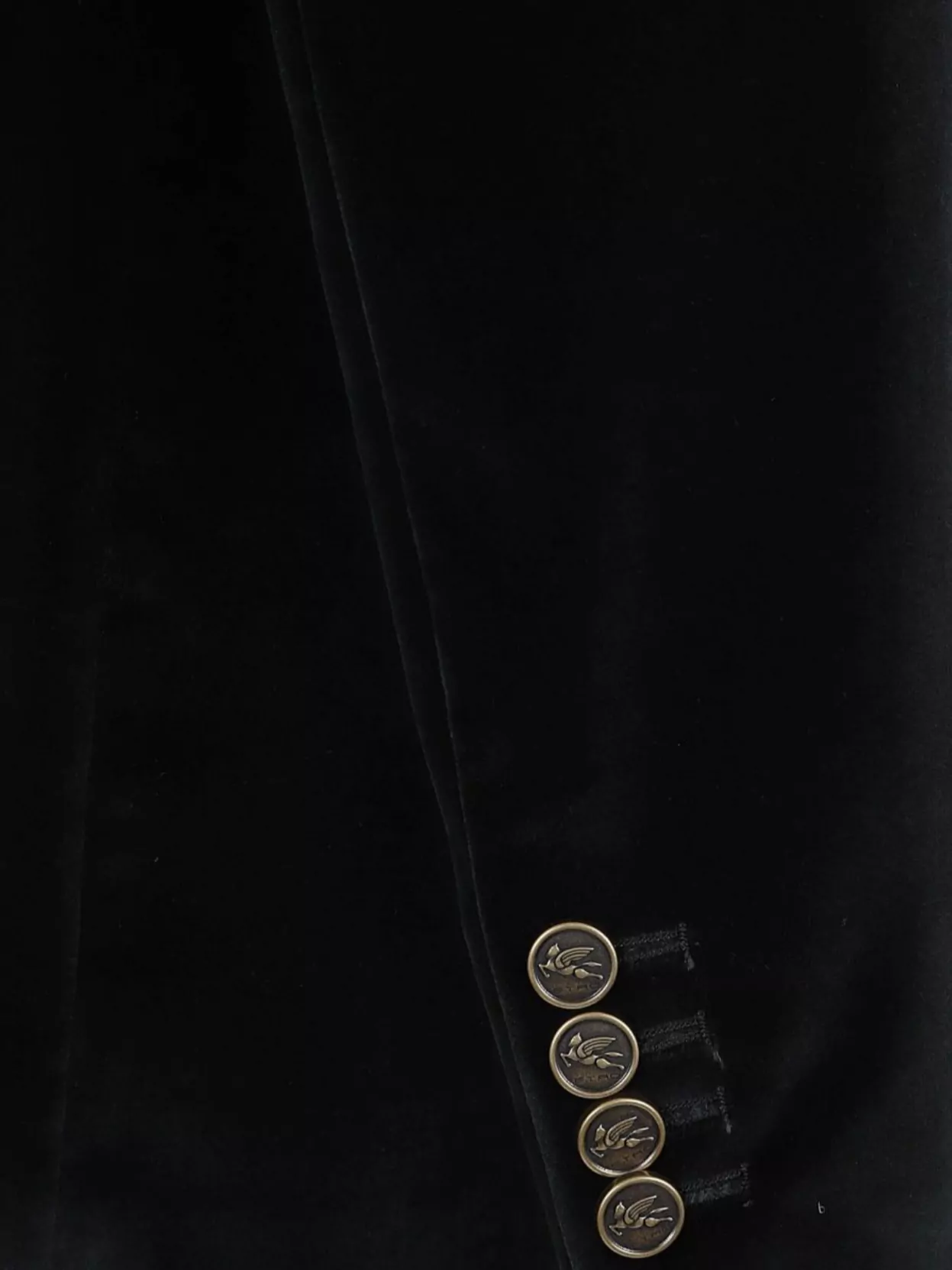 Etro Women's Velvet Notched Lapel Jacket