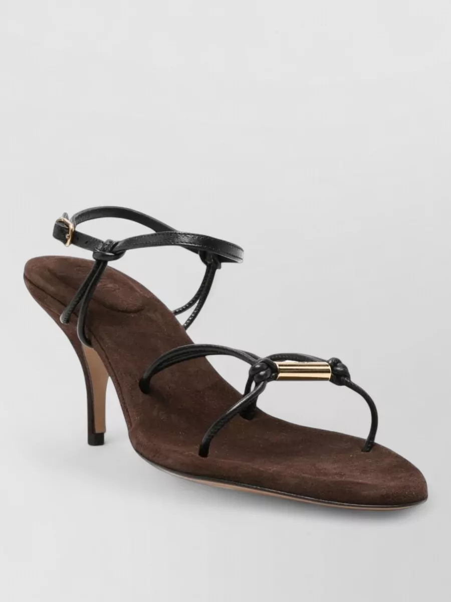 Chloé leather multi strap sandals