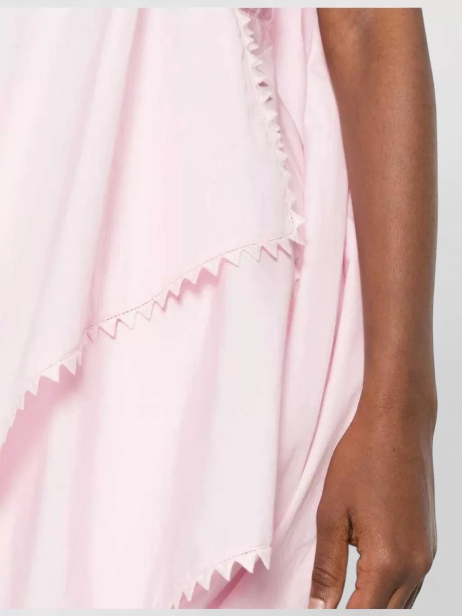 Jacquemus Gathered Sleeveless Midi Dress
