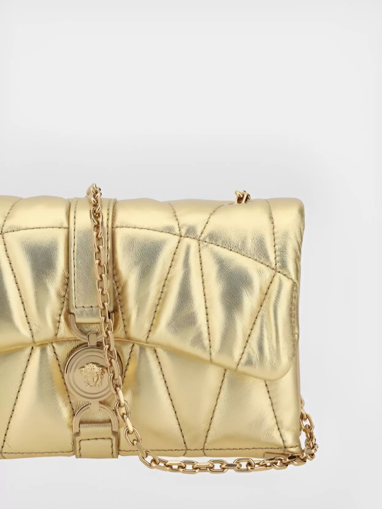 Versace Lambskin Kleio Mini Shoulder Bag